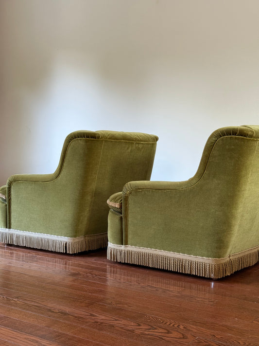 Moncalm Belgium Lounge Chairs, 1970s