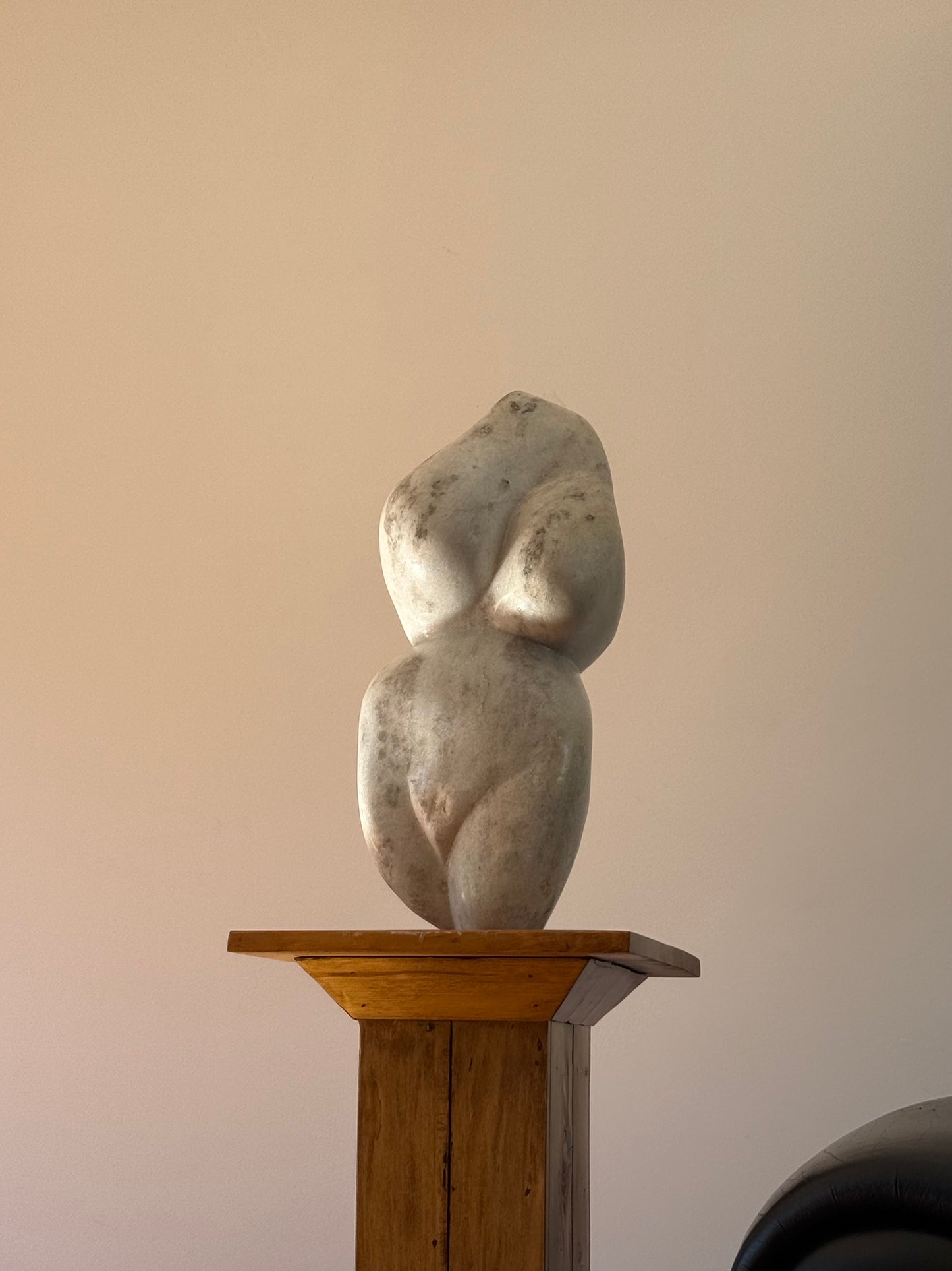White Marble Torso by Jerry Marks, 1984