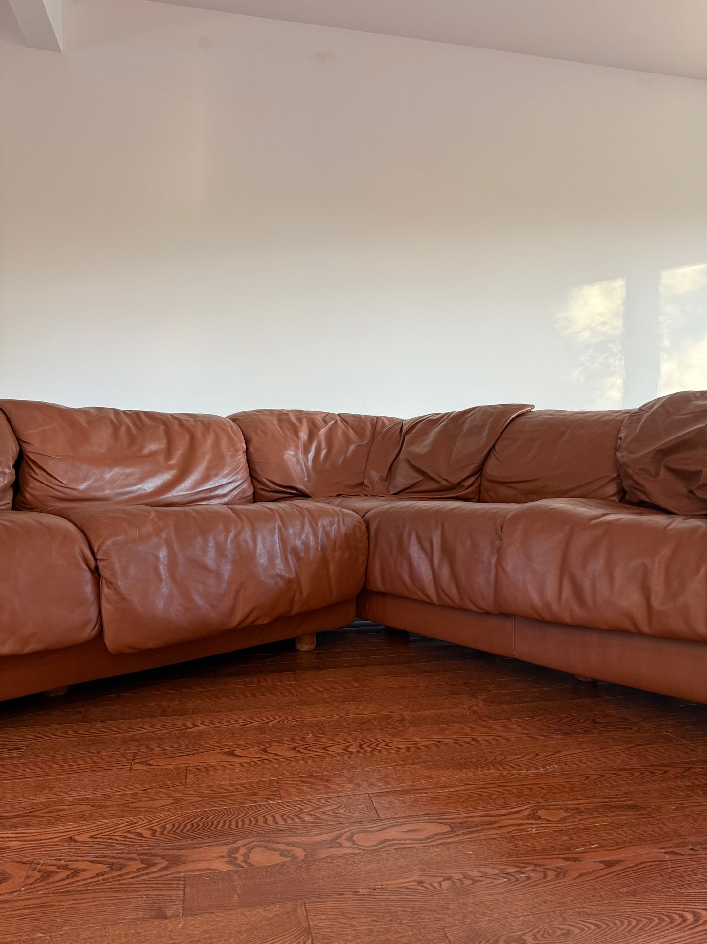 de Sede Leather Sectional Sofa, 1980s