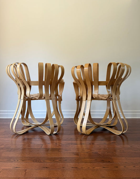 2 x Frank Gehry Cross Check Chairs by Knoll