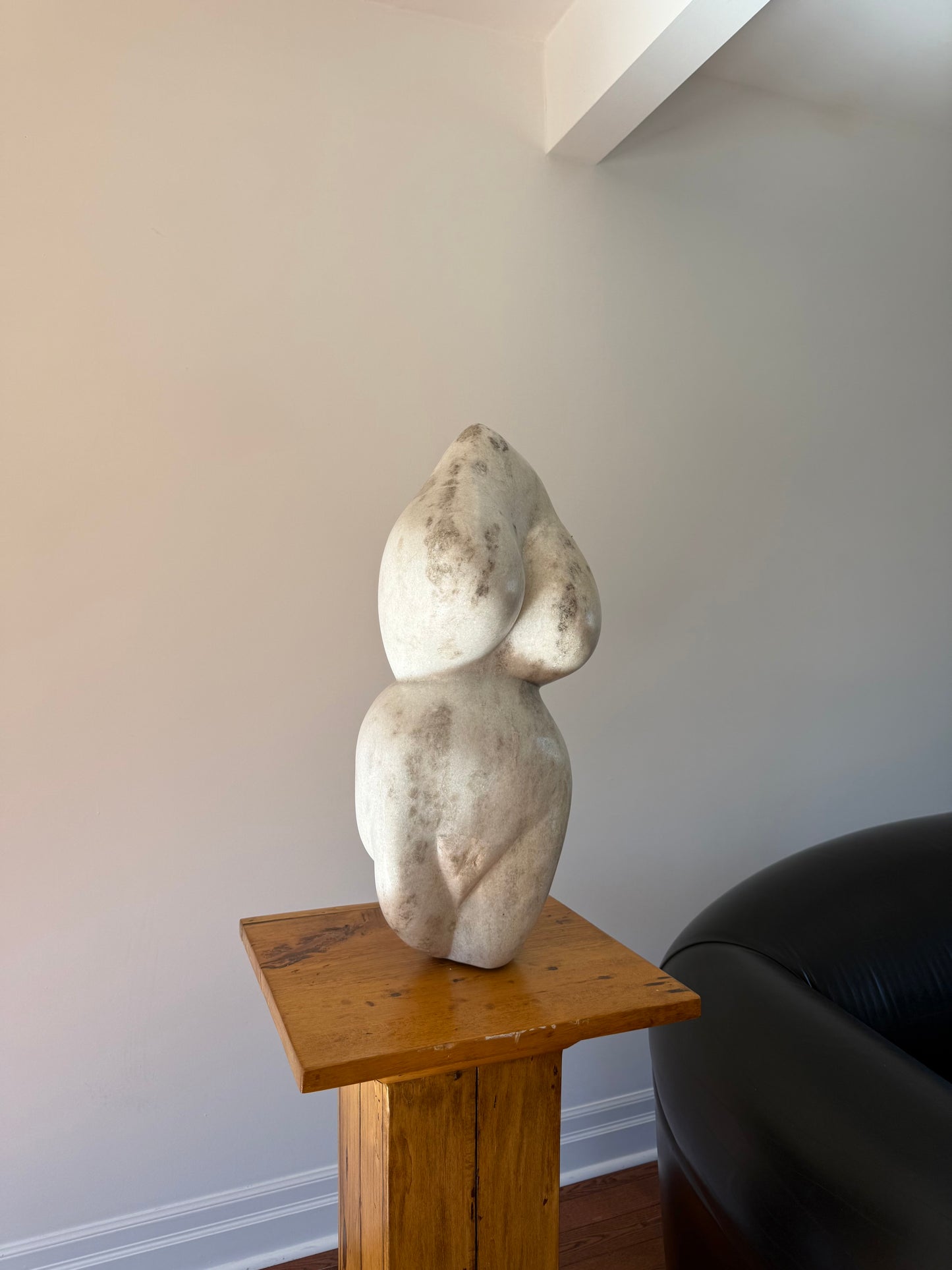 White Marble Torso by Jerry Marks, 1984