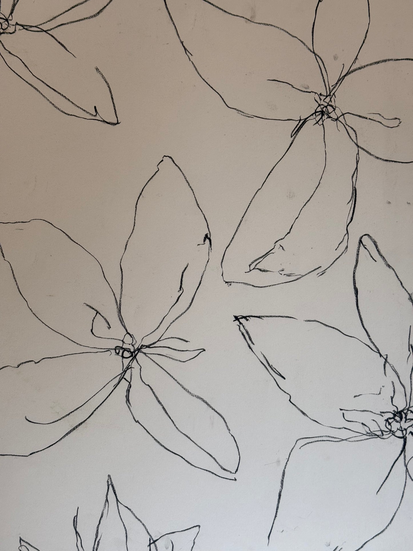 Untitled Drawing, pastel on paper, 30" x 22", 2026