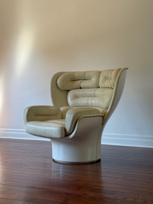 Elda Lounge Chairs by Joe Colombo for Comfort, 1960s [Price Includes Reupholstery]