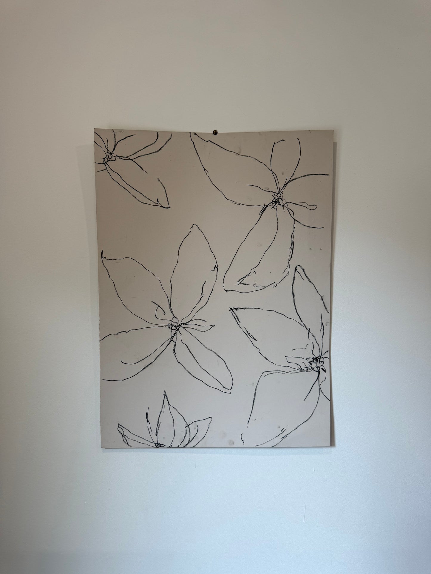 Untitled Drawing, pastel on paper, 30" x 22", 2026