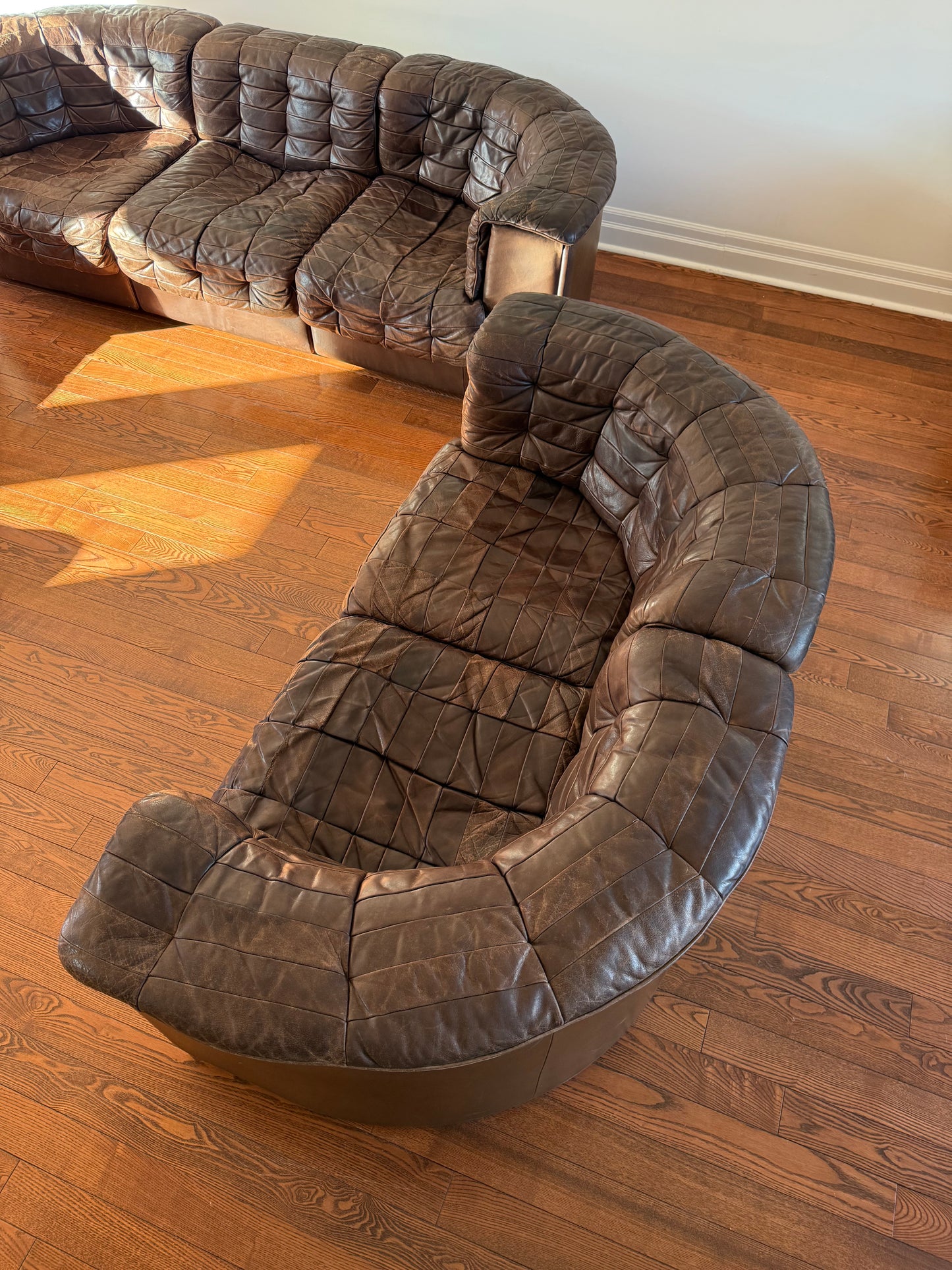 de Sede DS 11 Modular Patchwork Leather Sofa & Loveseats