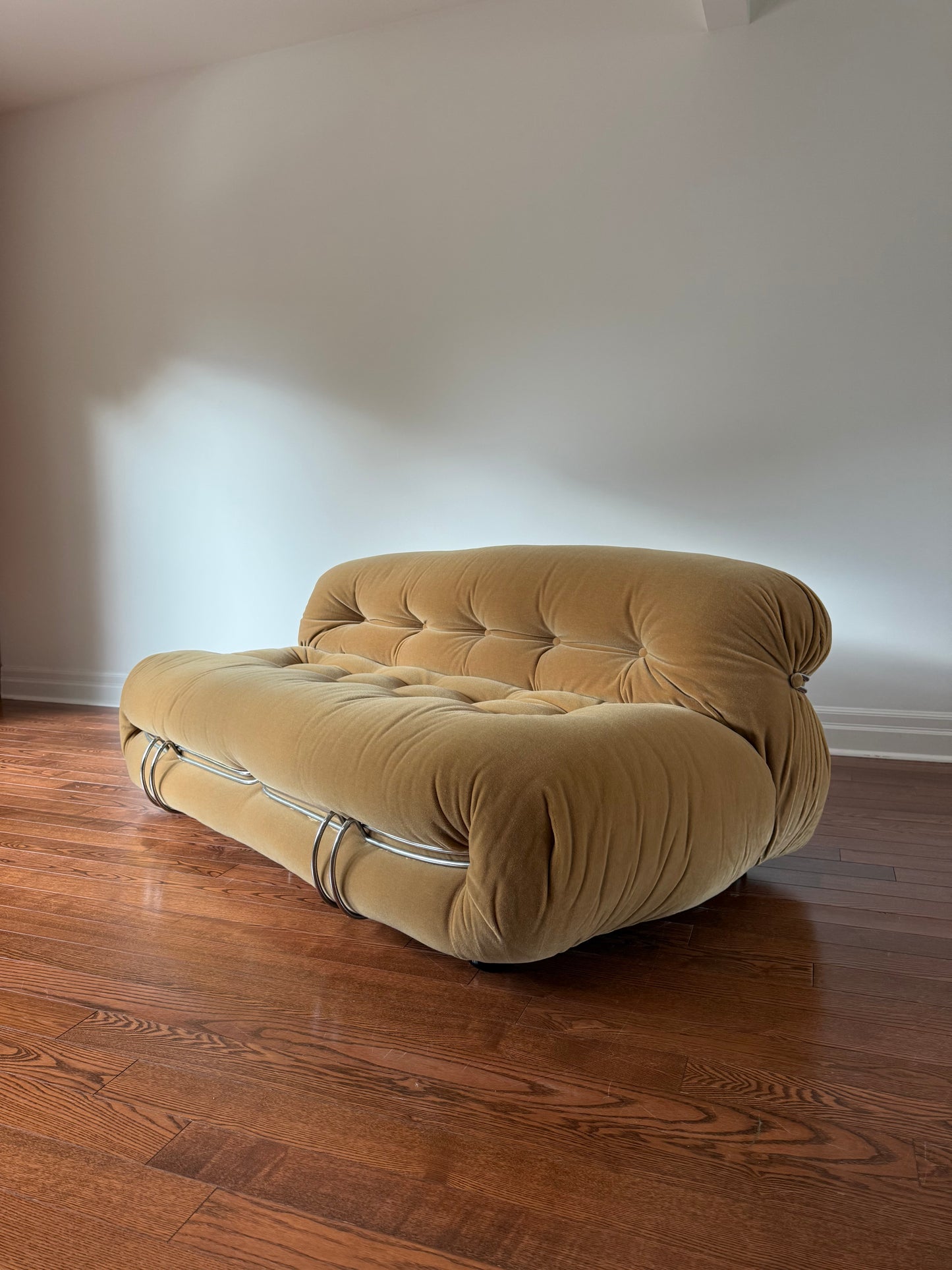 Soriana Loveseat by Afra & Tobia Scarpa for Cassina, 1970s