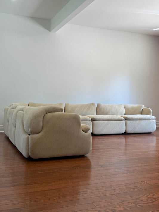 Confidential Modular Sofa by Alberto Rosselli for Saporiti, 1970s