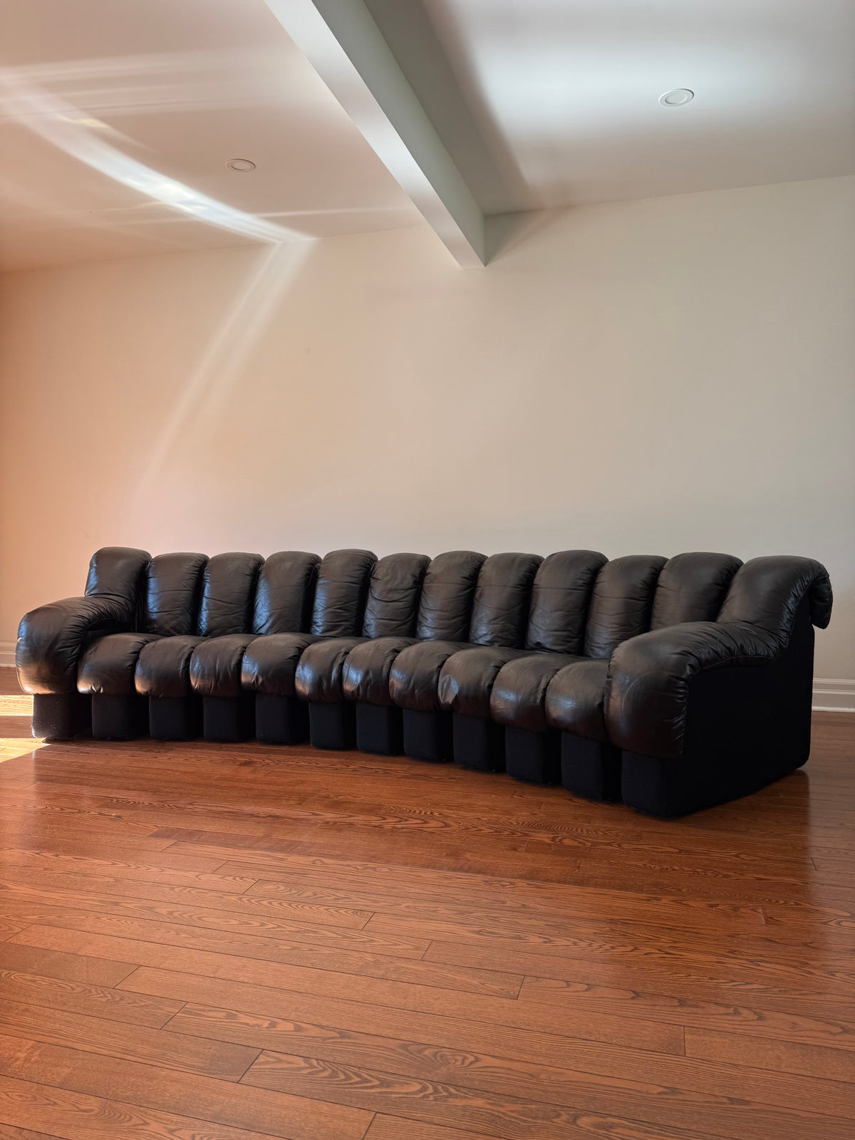 de Sede DS-600 12 Element ''Non Stop'' Sectional Sofa by Ueli Berger, Eleanora Peduzzi-Riva & Hans Ulrich, 1970s