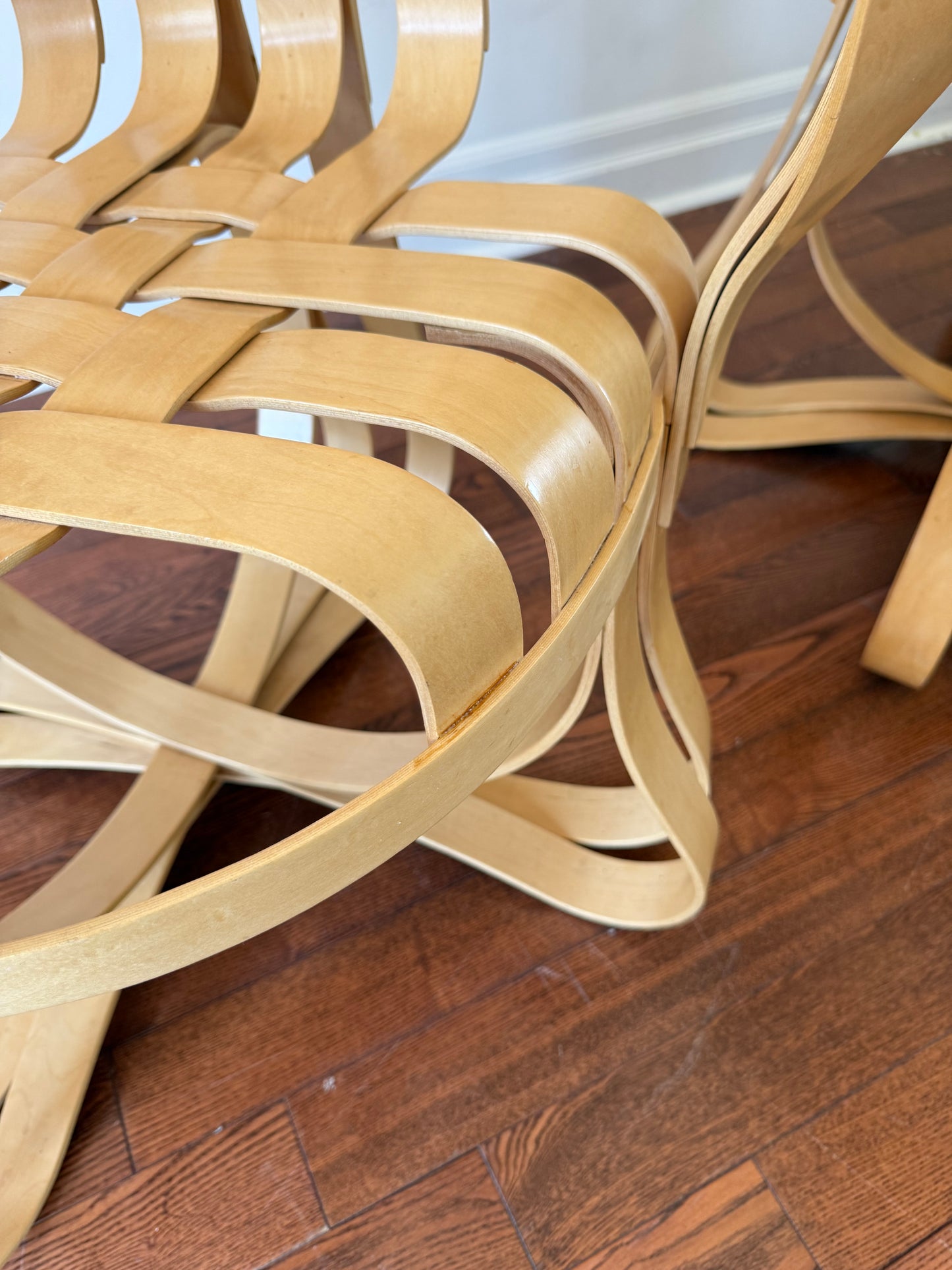 2 x Frank Gehry Cross Check Chairs by Knoll