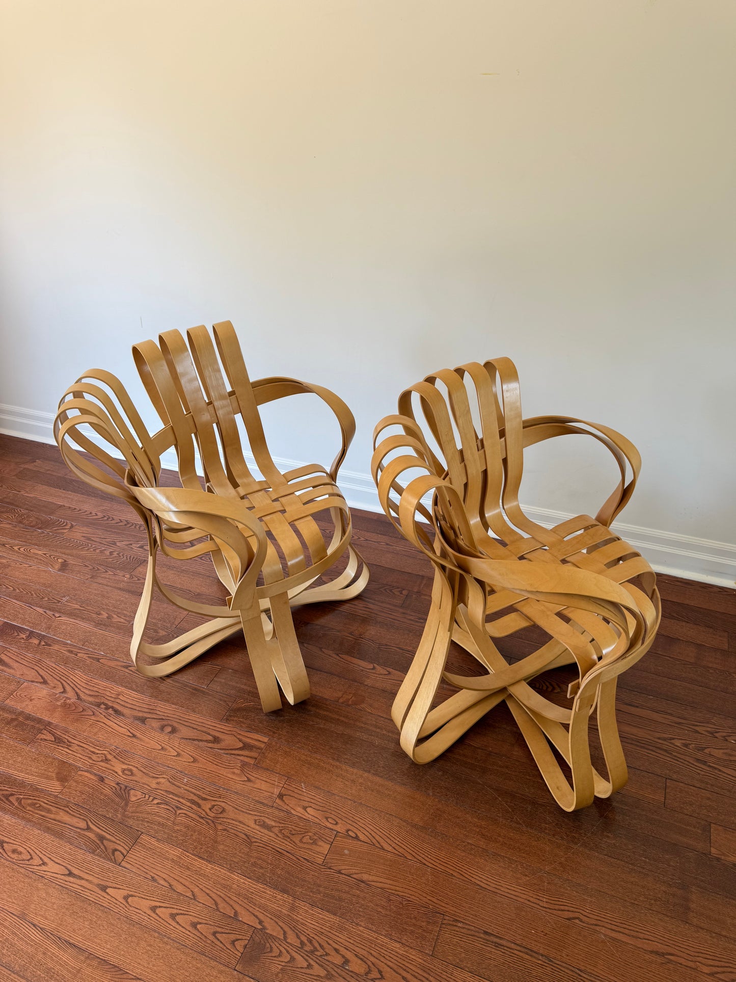 2 x Frank Gehry Cross Check Chairs by Knoll