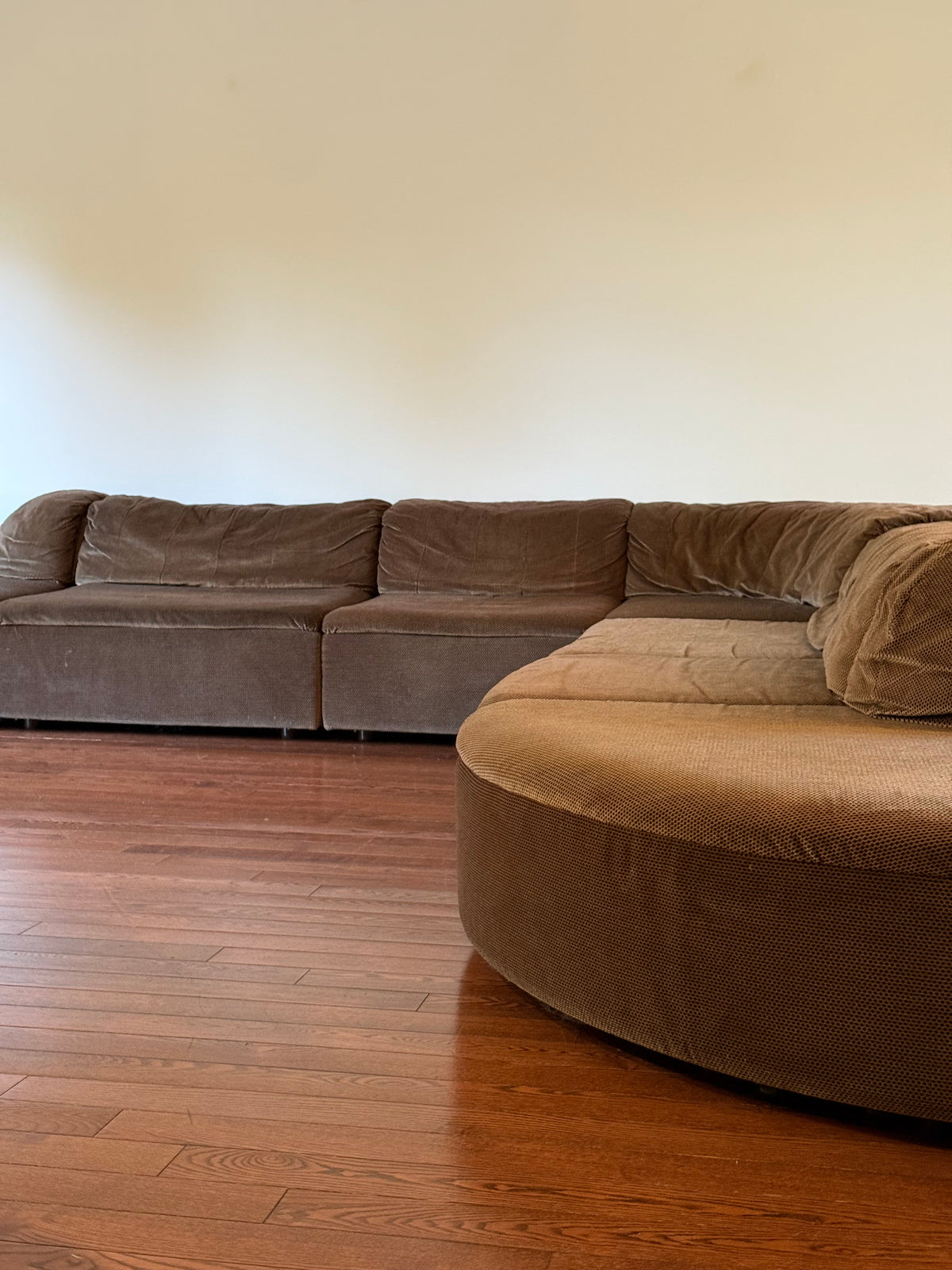 7 Piece Modular Serpentine Sofa by Roche Bobois, 1975 [Available for Reupholstery]