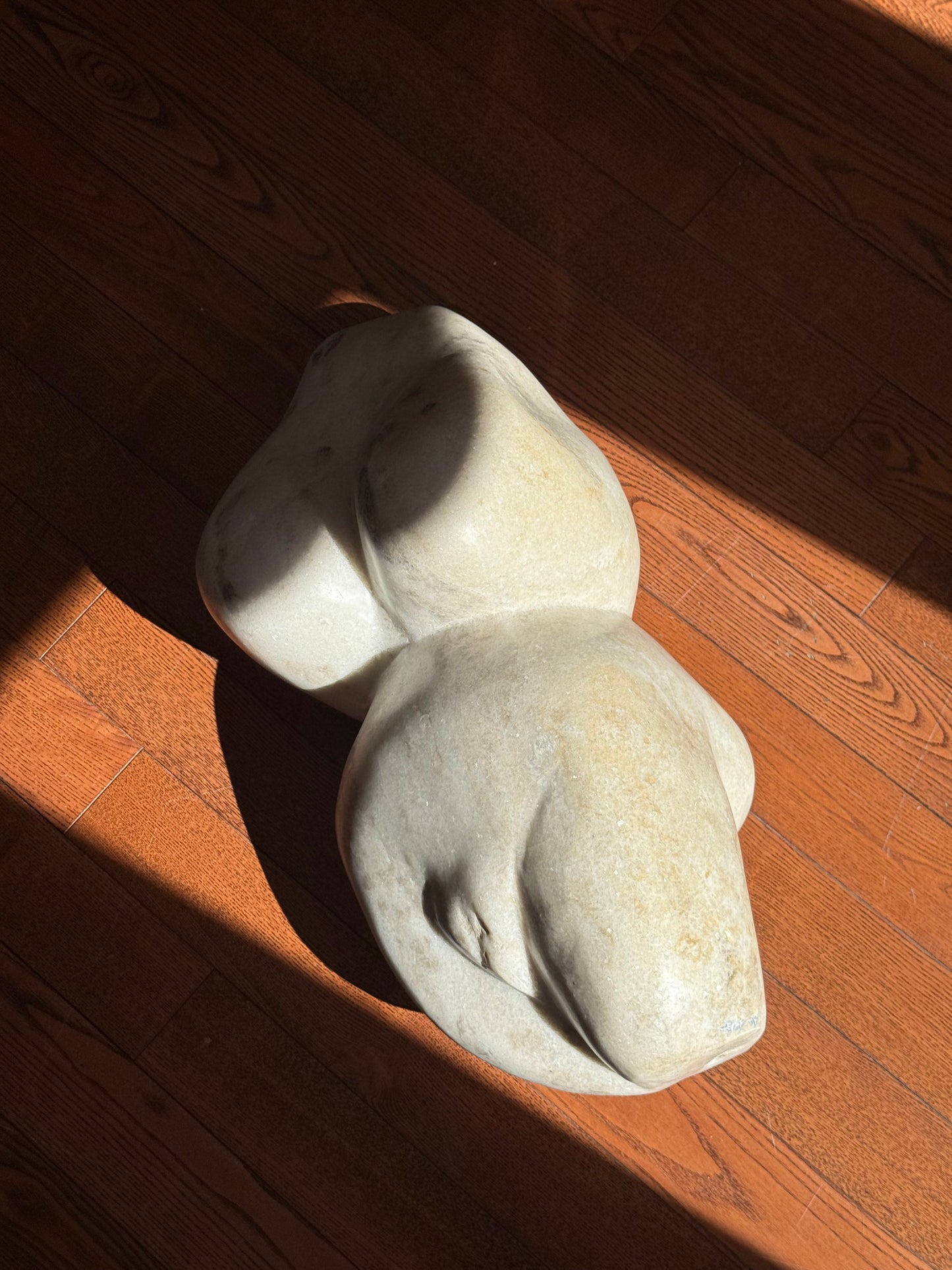 White Marble Torso by Jerry Marks, 1984