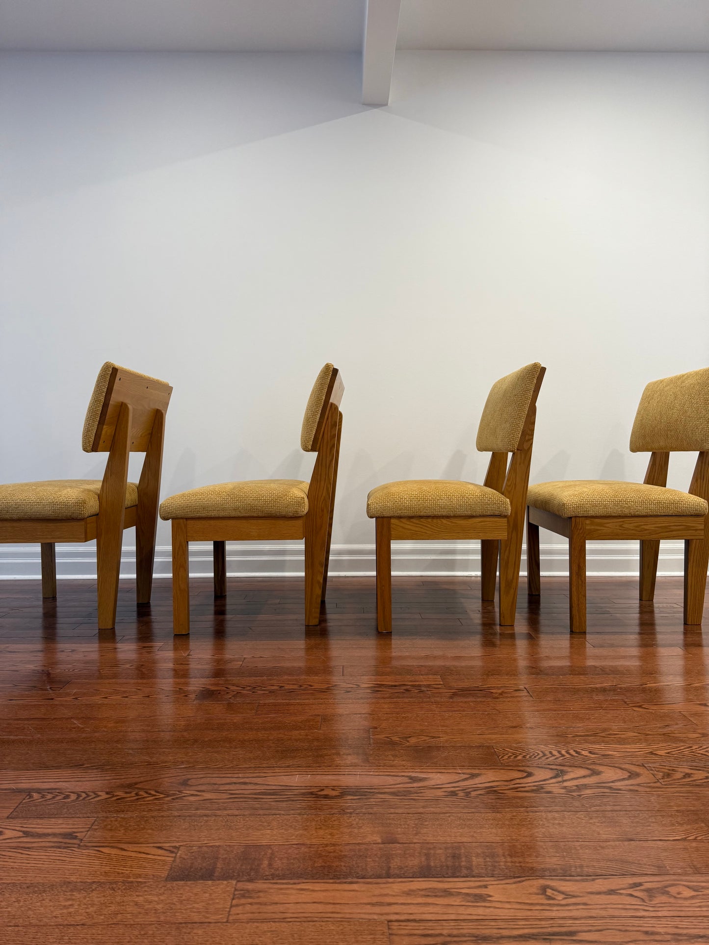 4 x Krug Oak Oversized Dining or Occasional Chairs, 1980