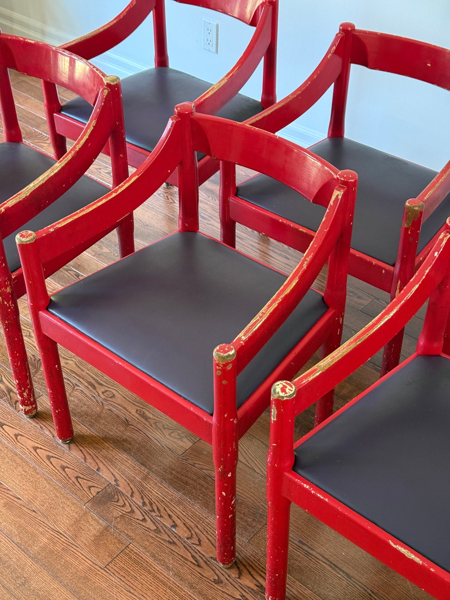Cassina Carimate Dining Chairs, 1960s