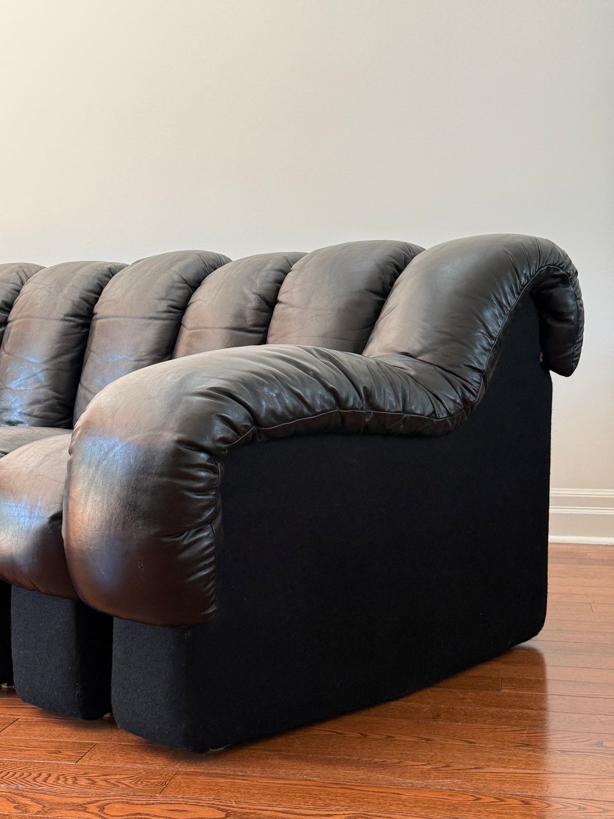 de Sede DS-600 12 Element ''Non Stop'' Sectional Sofa by Ueli Berger, Eleanora Peduzzi-Riva & Hans Ulrich, 1970s