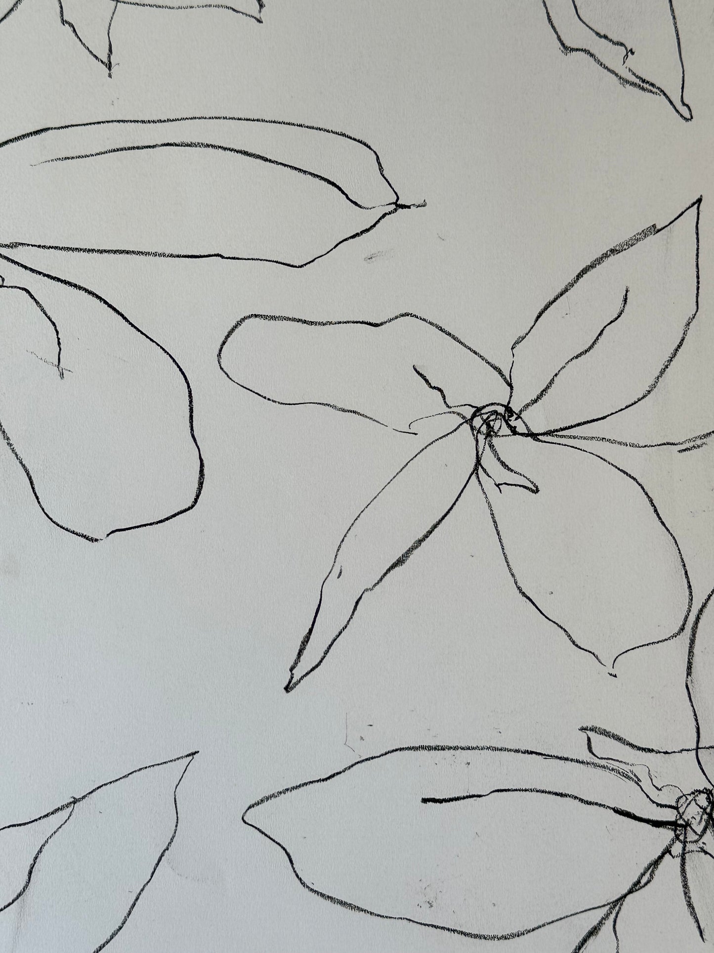 Untitled Drawing, pastel on paper, 30" x 22", 2026