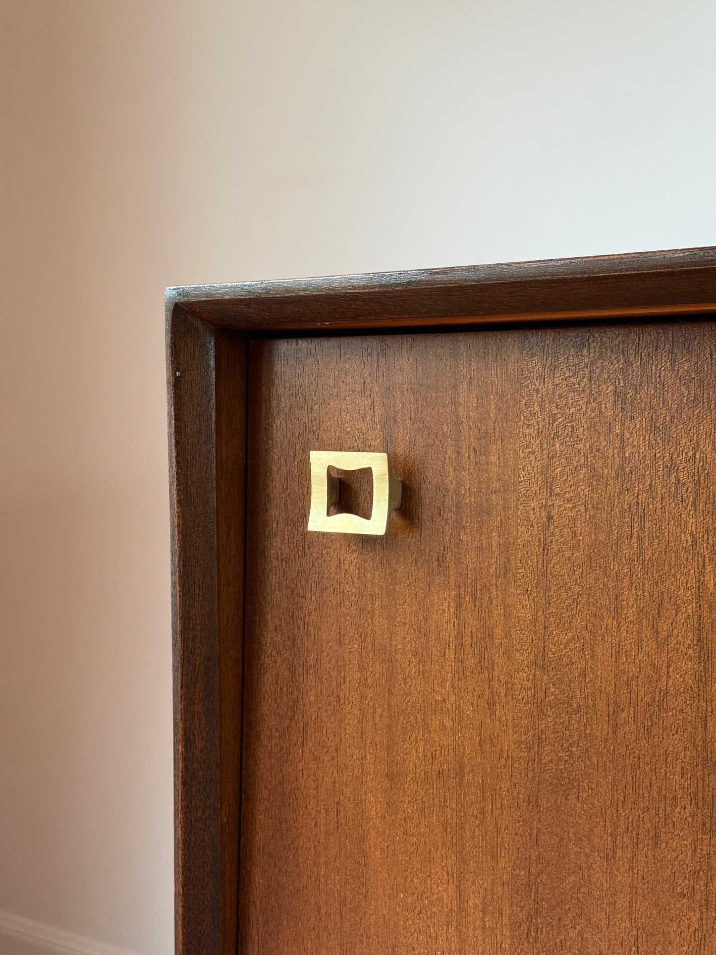 Vintage Walnut & Burlwood Sideboard