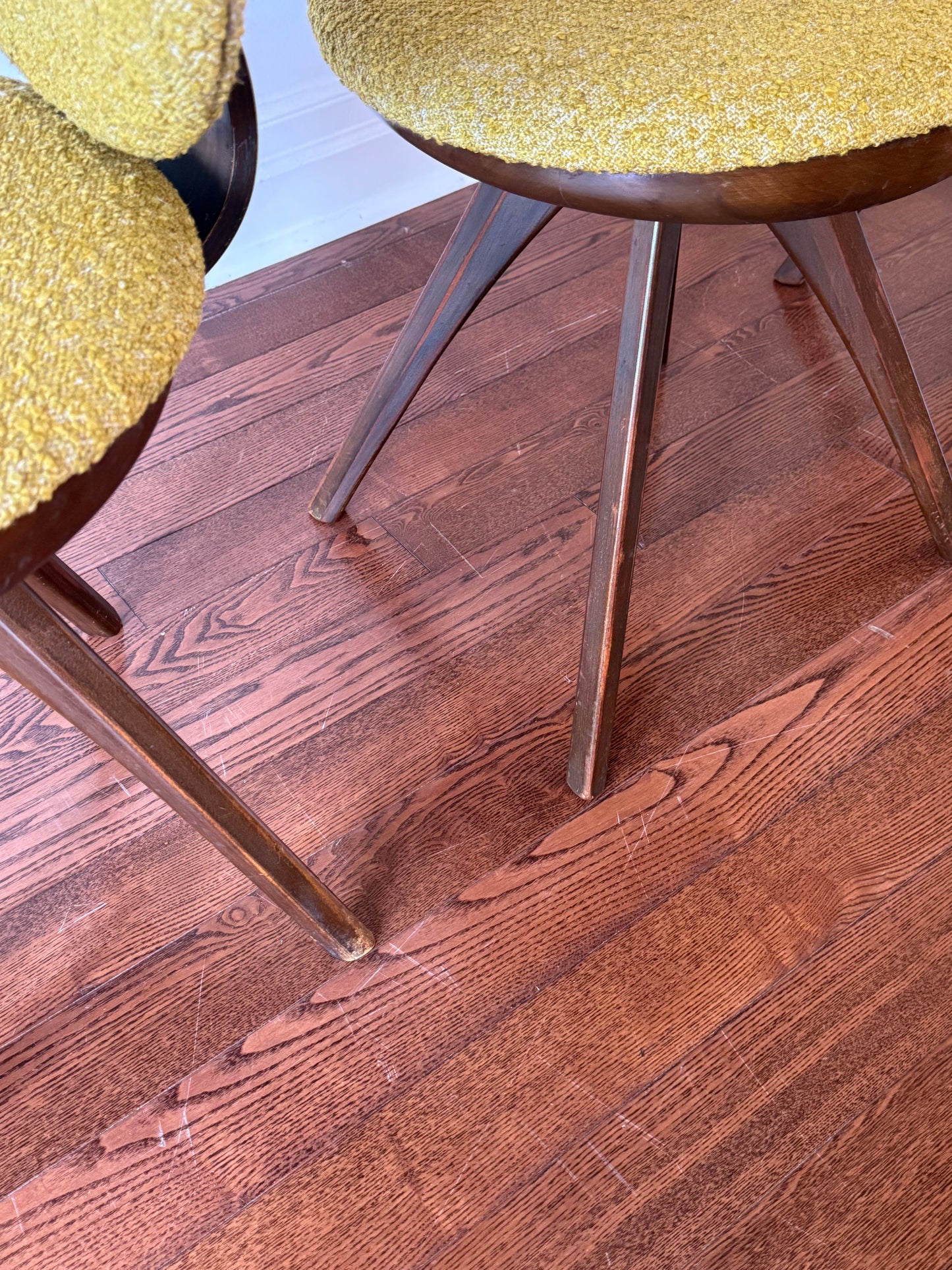 Lollipop Dining Chairs by Honderich, 1940s