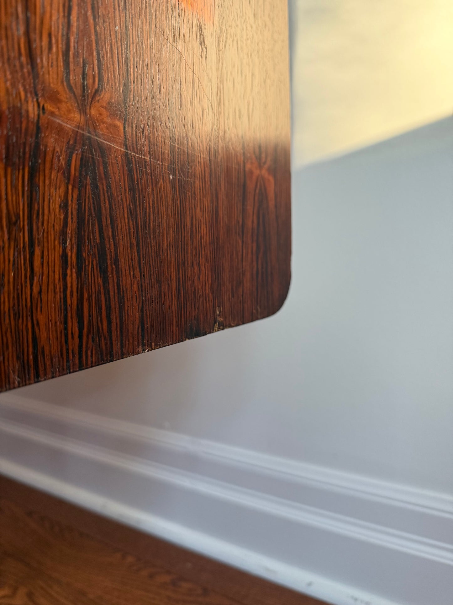 Ste. Marie & Laurent Rosewood & Chrome Executive Credenza [Cowhide Surface]