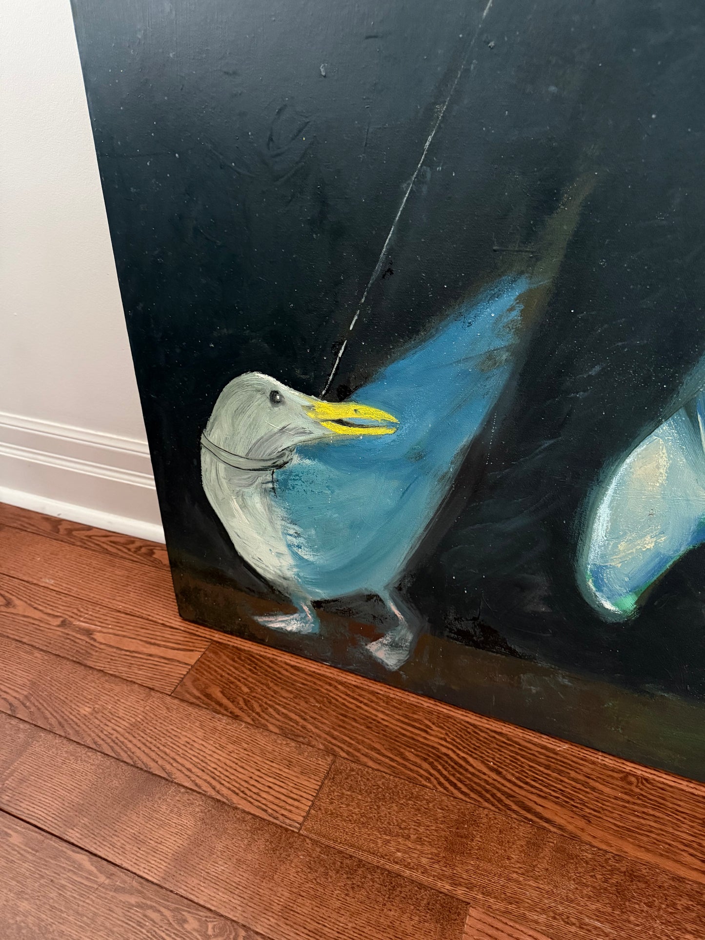 Midnite Stroll by John F. Marok, 77 x 59"