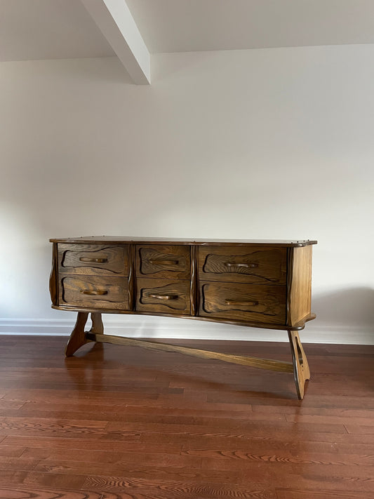 Mission Oak Credenza or Dresser