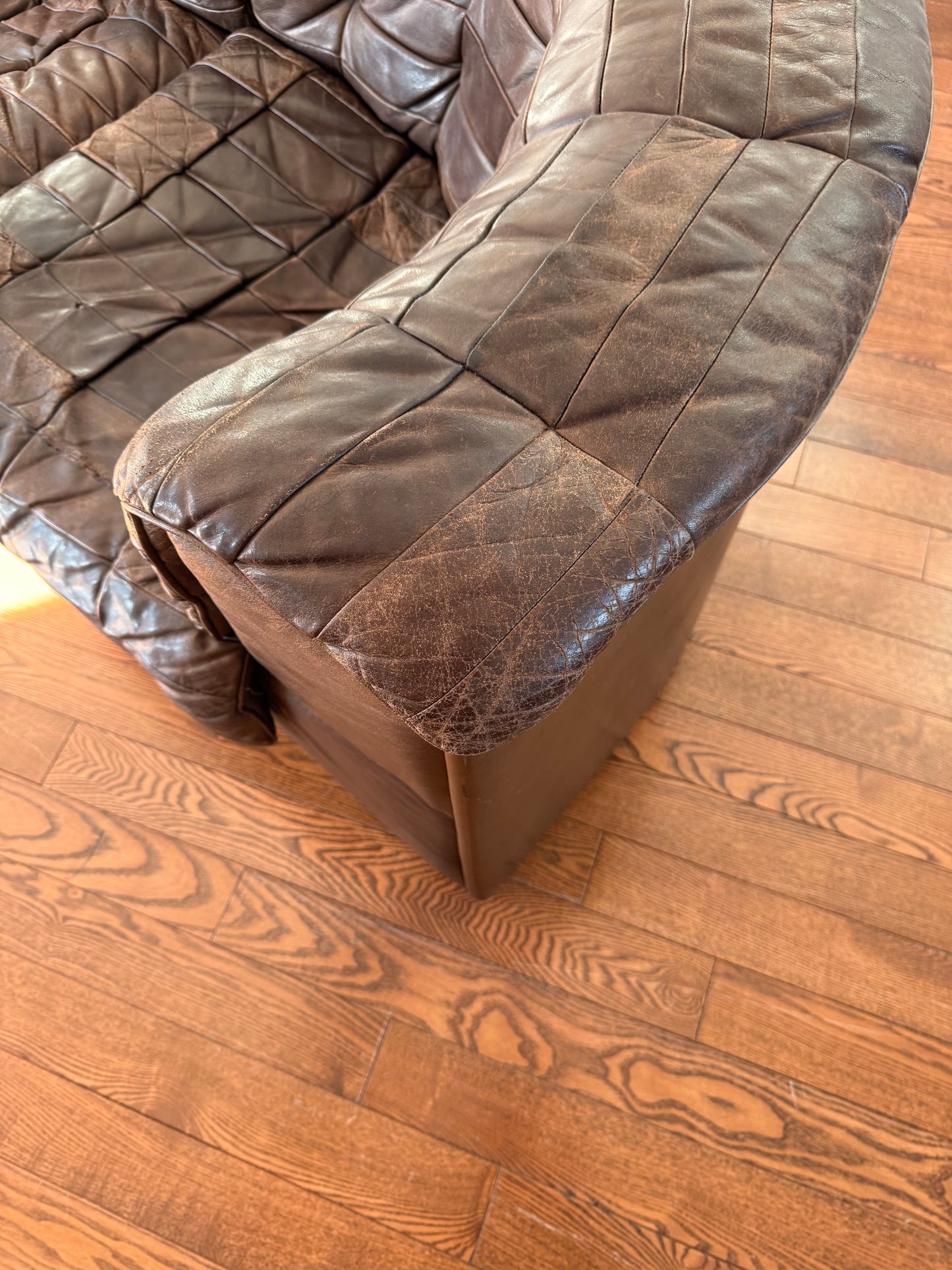 de Sede DS 11 Modular Patchwork Leather Sofa & Loveseats