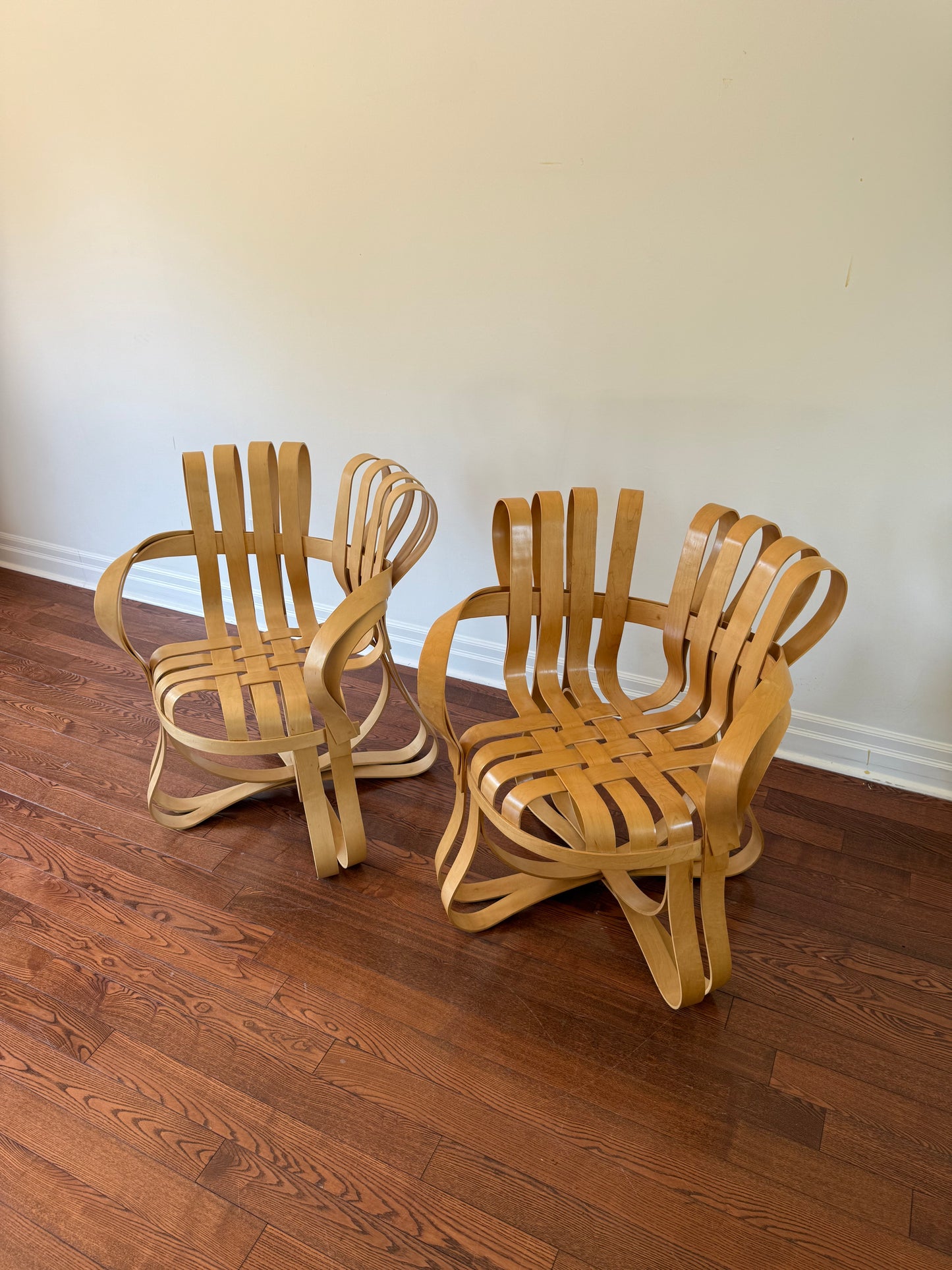 2 x Frank Gehry Cross Check Chairs by Knoll
