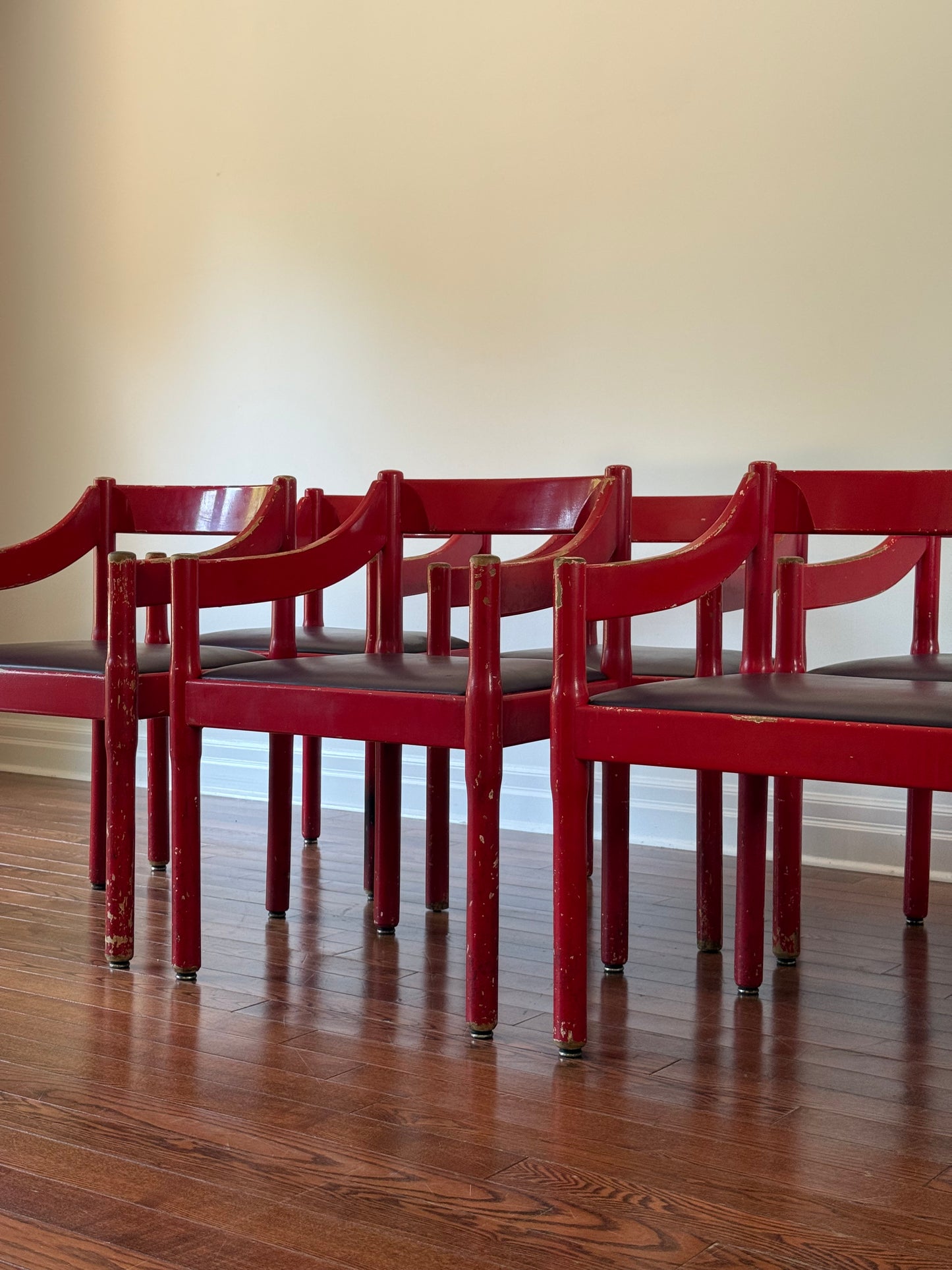 Cassina Carimate Dining Chairs, 1960s