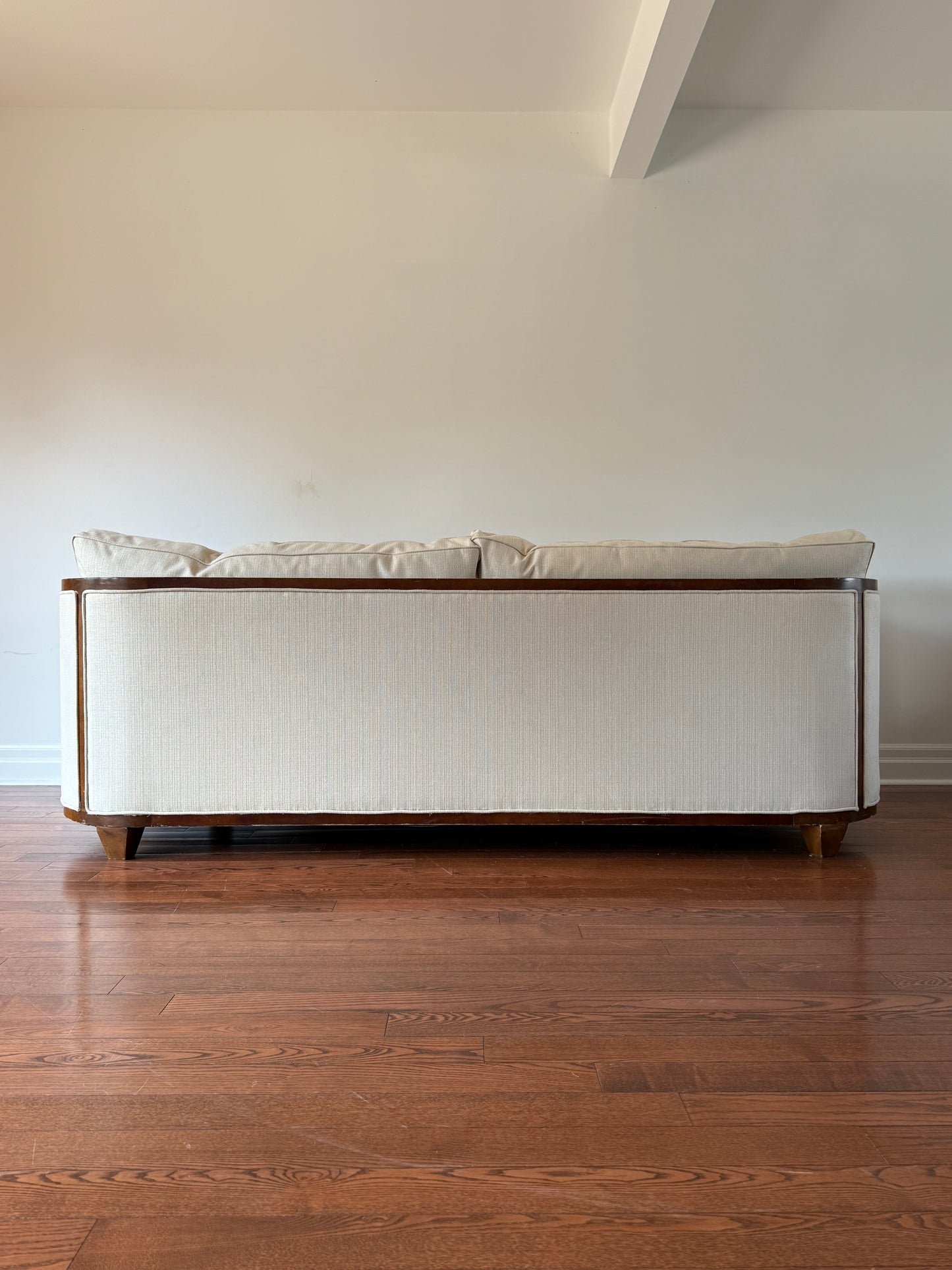 Art Deco Barrel Back Sofa by Century Furniture