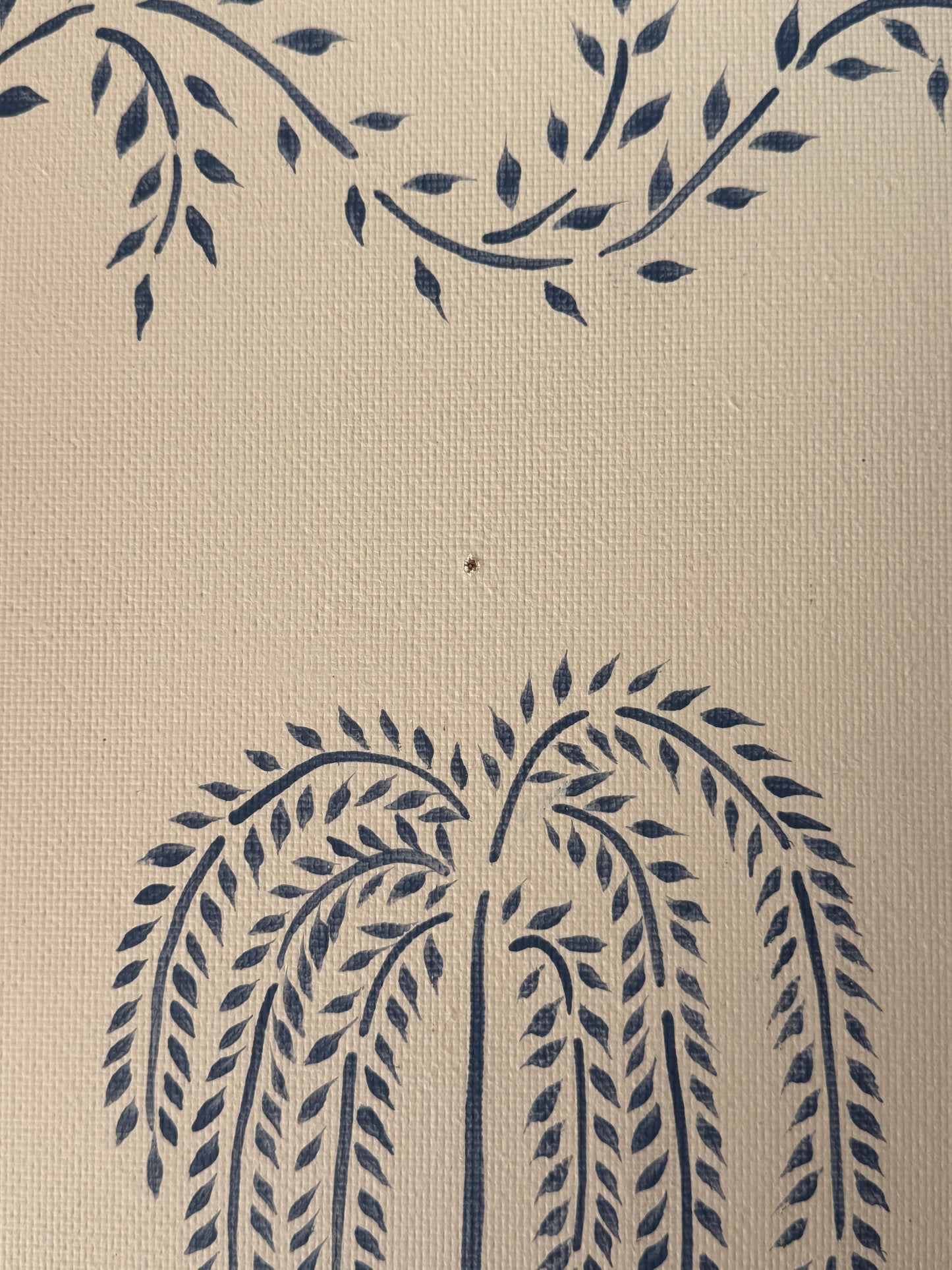 Folk Art Room Divider by Gail Ryan, 1990s