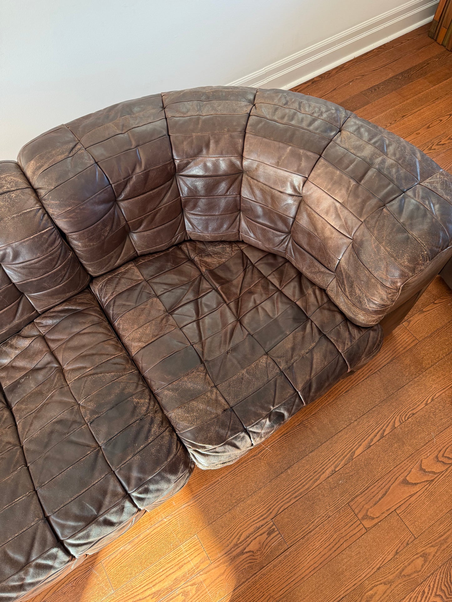 de Sede DS 11 Modular Patchwork Leather Sofa & Loveseats