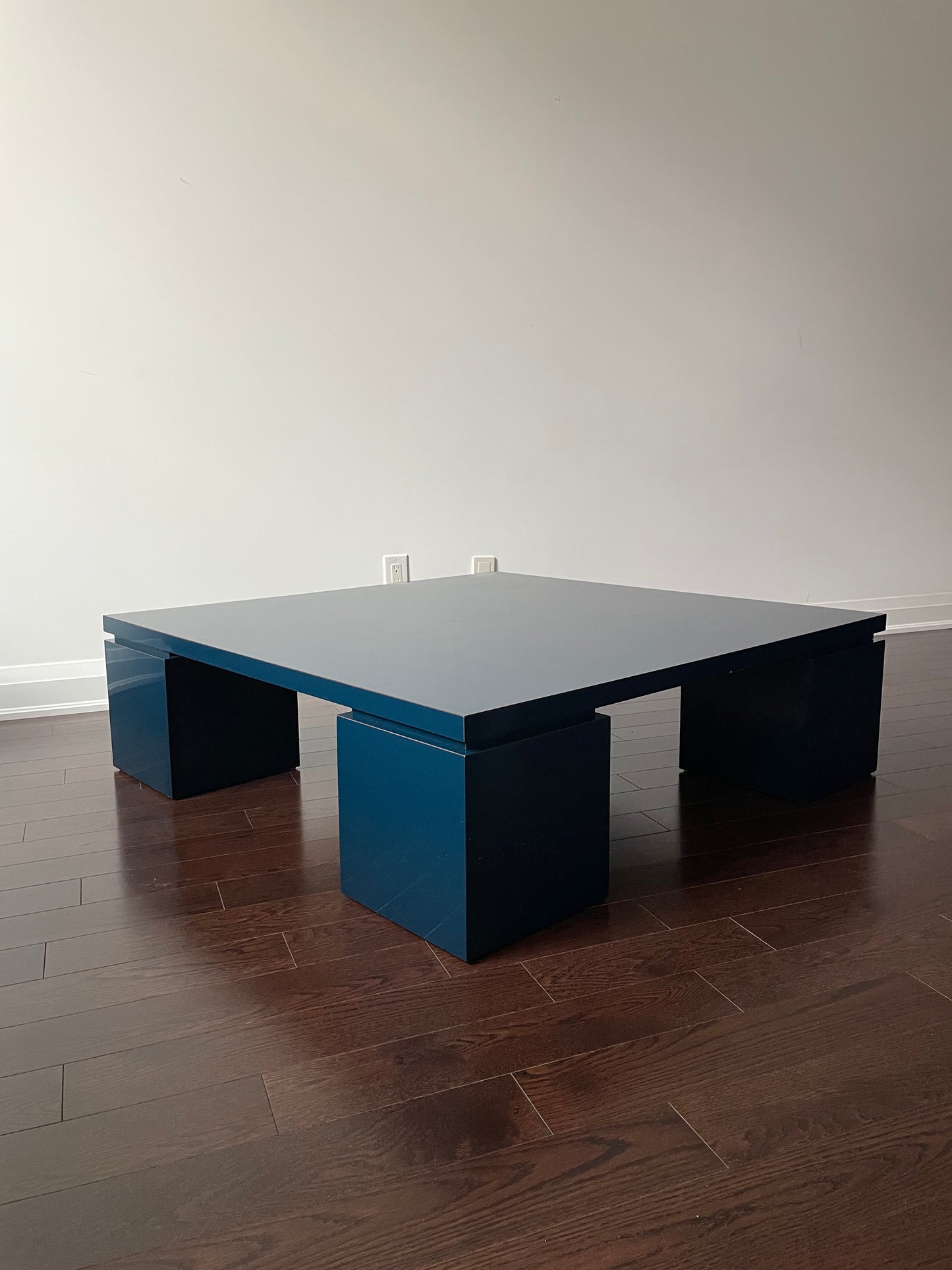 Vintage Italian Deep Blue Coffee Table