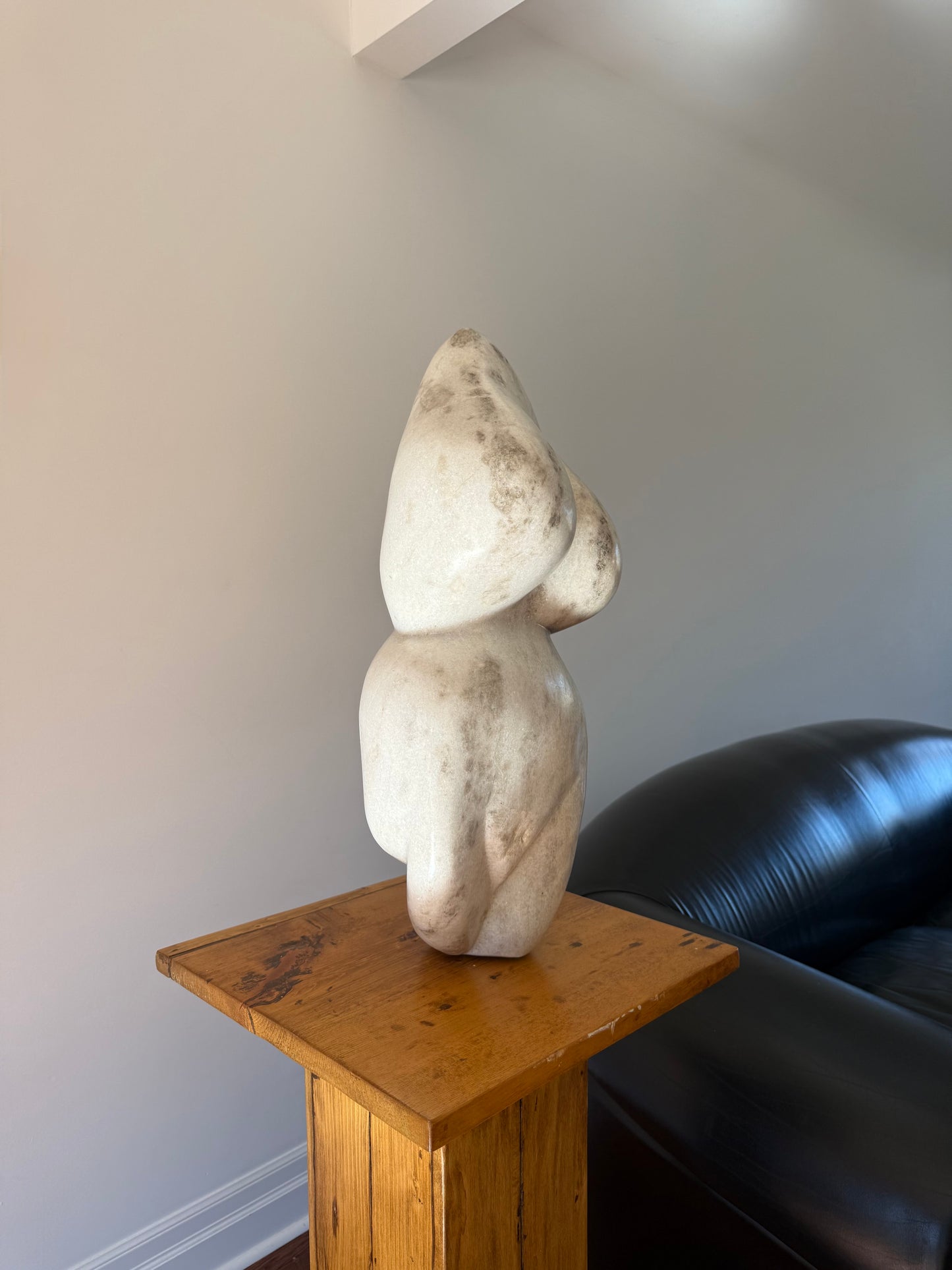 White Marble Torso by Jerry Marks, 1984
