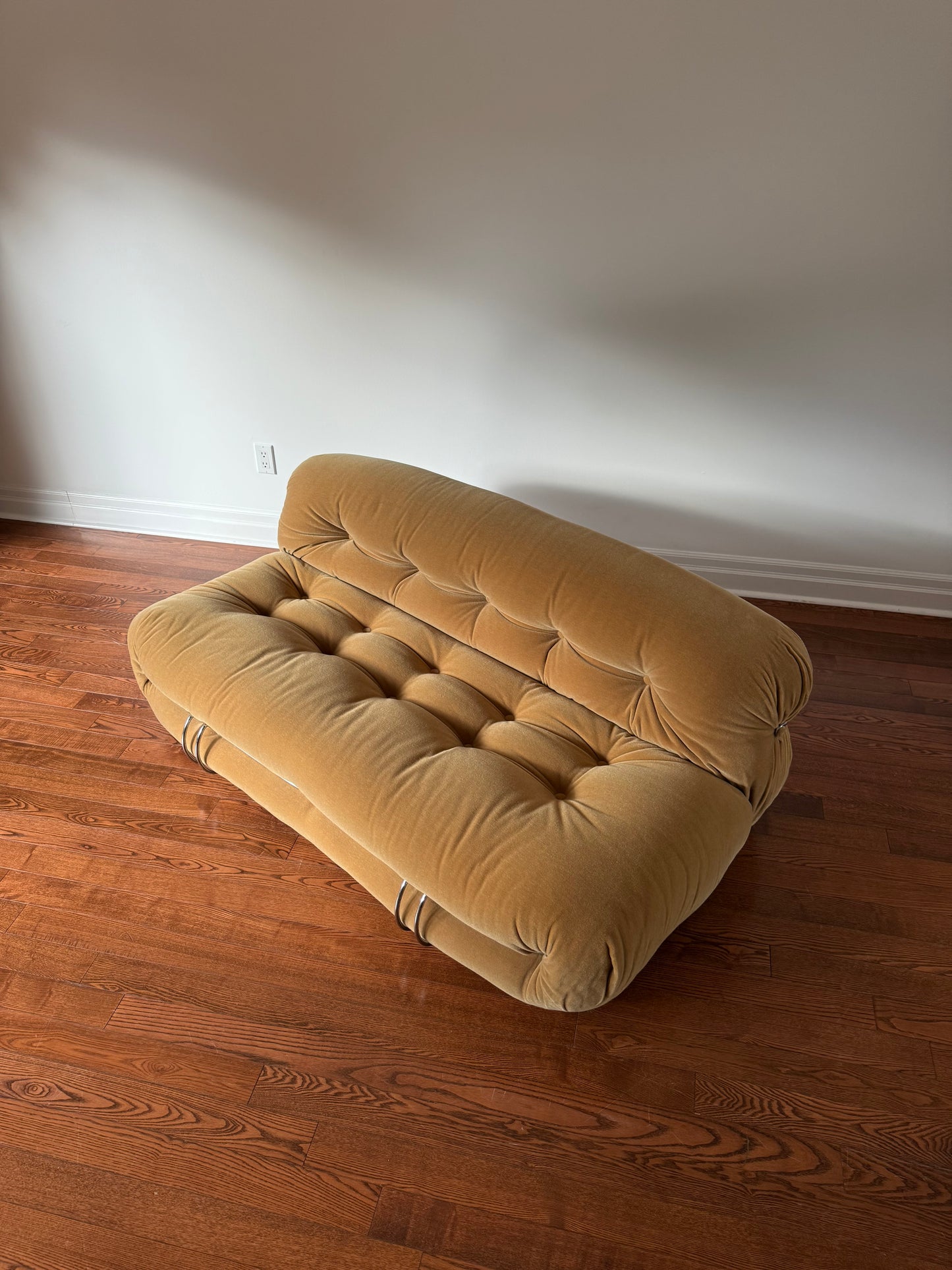 Soriana Loveseat by Afra & Tobia Scarpa for Cassina, 1970s