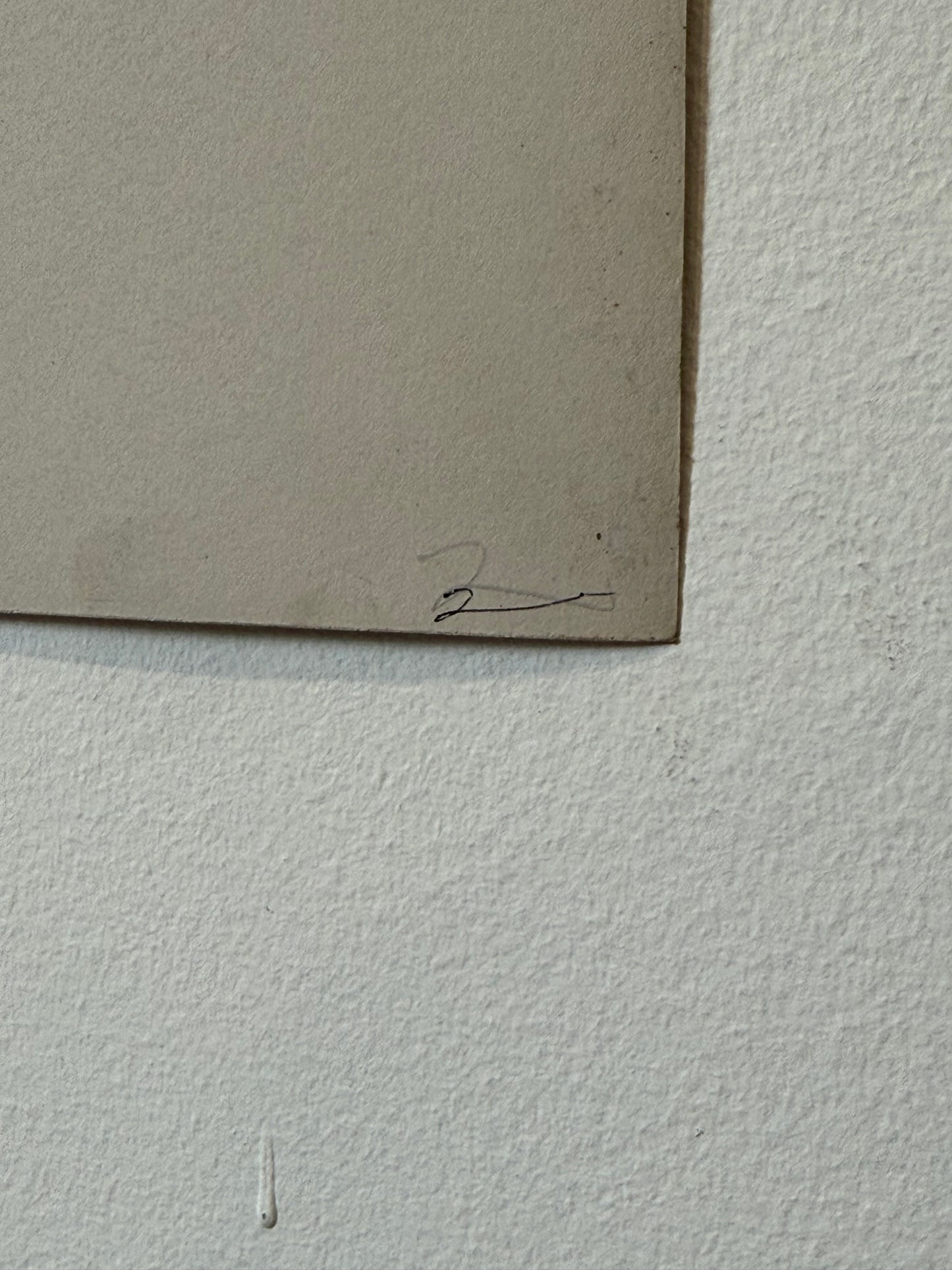 Untitled Drawing, pastel on paper, 30" x 22", 2026