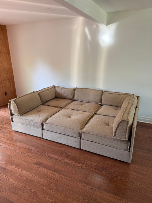 Selig Playpen 6 Element Modular Sofa, 1970s