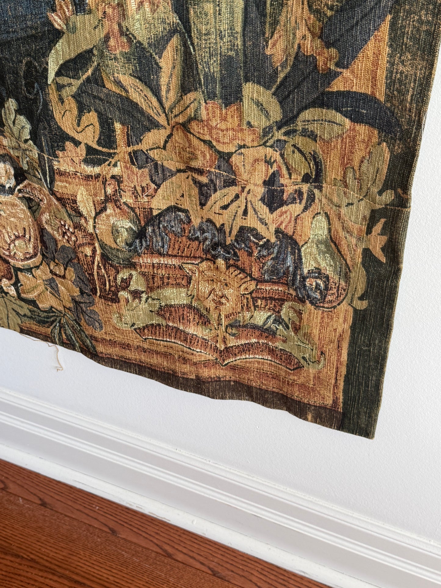 Birds of Paradise "Cartoon" Tapestry, 20th Century