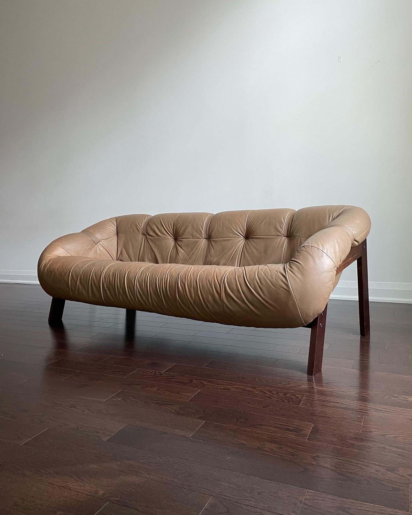 Moveis Corazza Leather Sofa