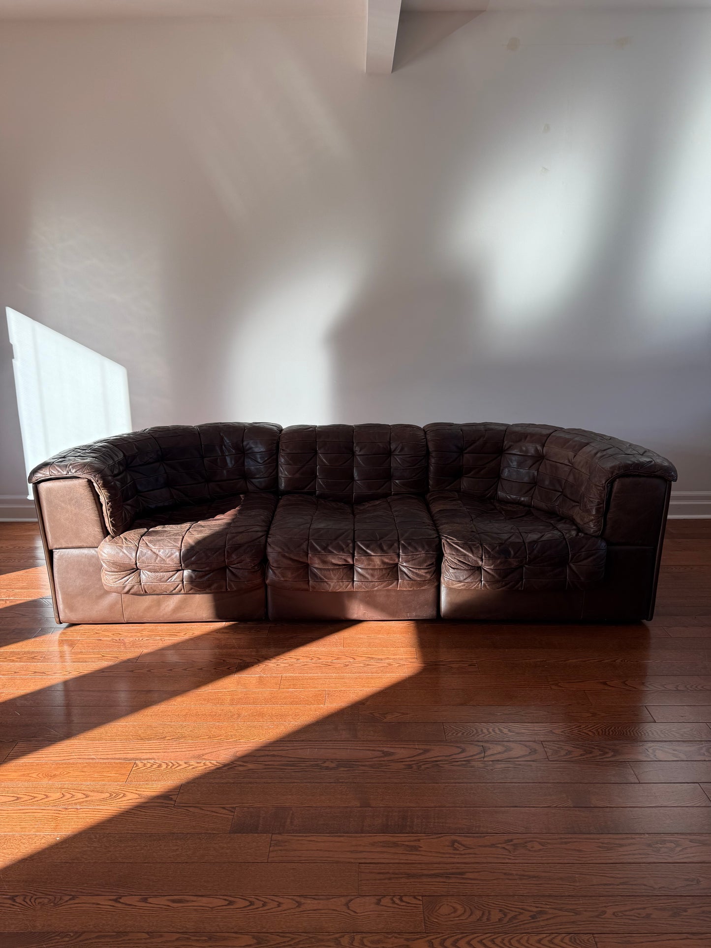 de Sede DS 11 Modular Patchwork Leather Sofa & Loveseats