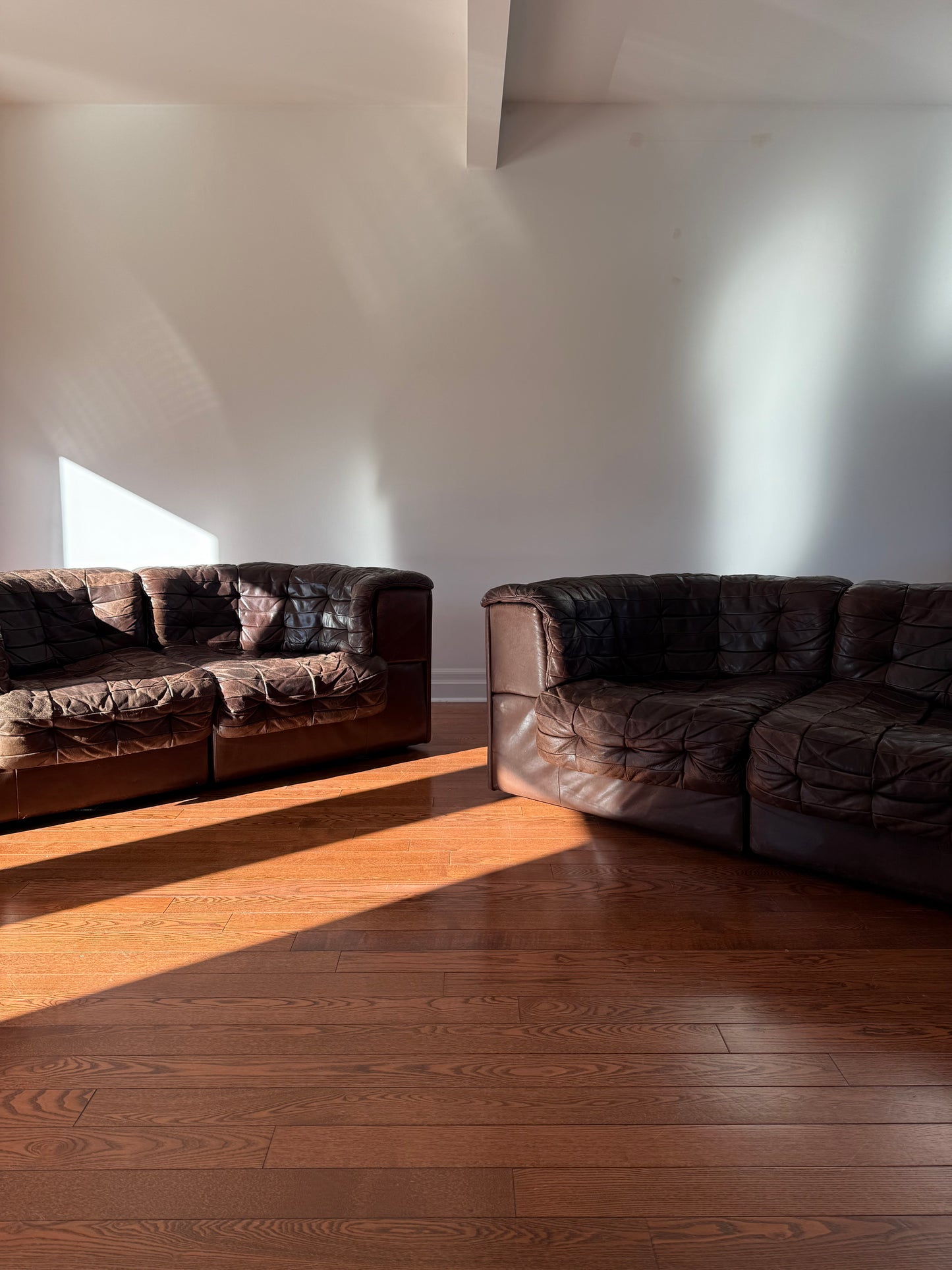 de Sede DS 11 Modular Patchwork Leather Sofa & Loveseats