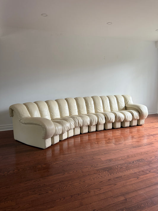 de Sede DS-600 13 Element ''Non Stop'' Sectional Sofa by Ueli Berger, Eleanora Peduzzi-Riva & Hans Ulrich, 1970s