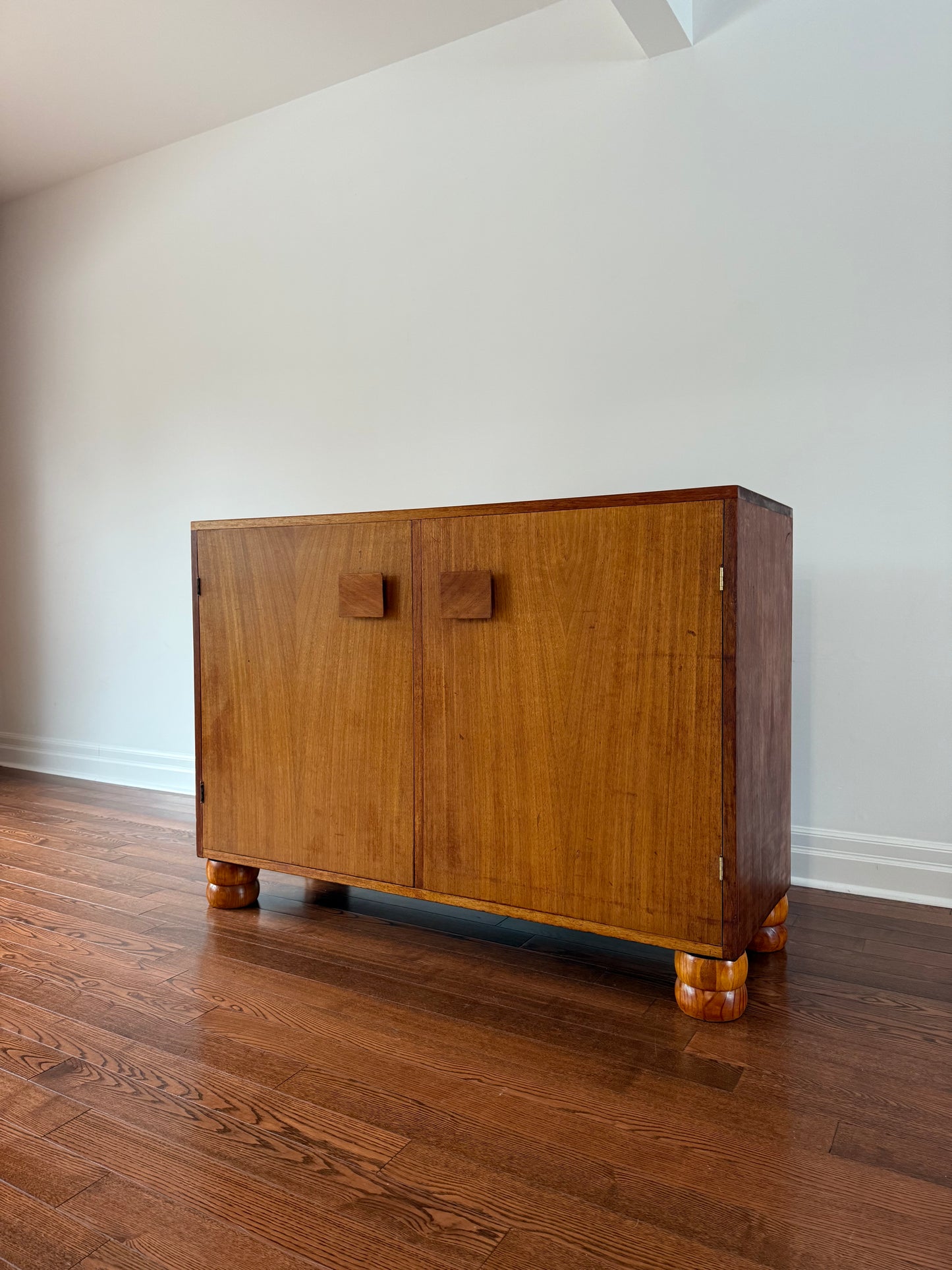 Vintage Handmade Teak & Rosewood Cabinet