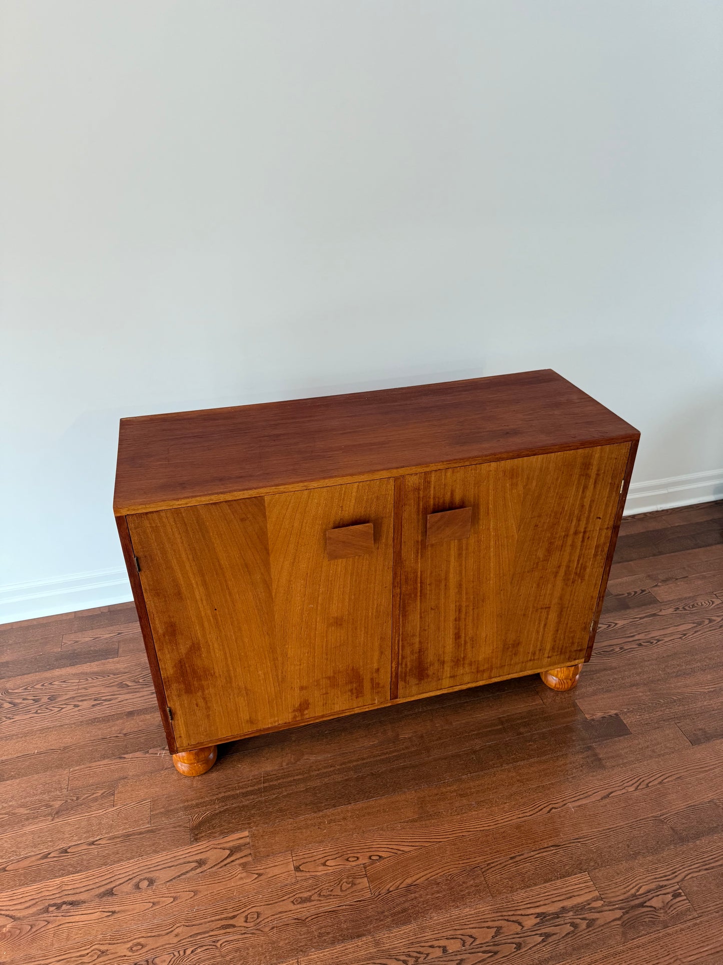 Vintage Handmade Teak & Rosewood Cabinet