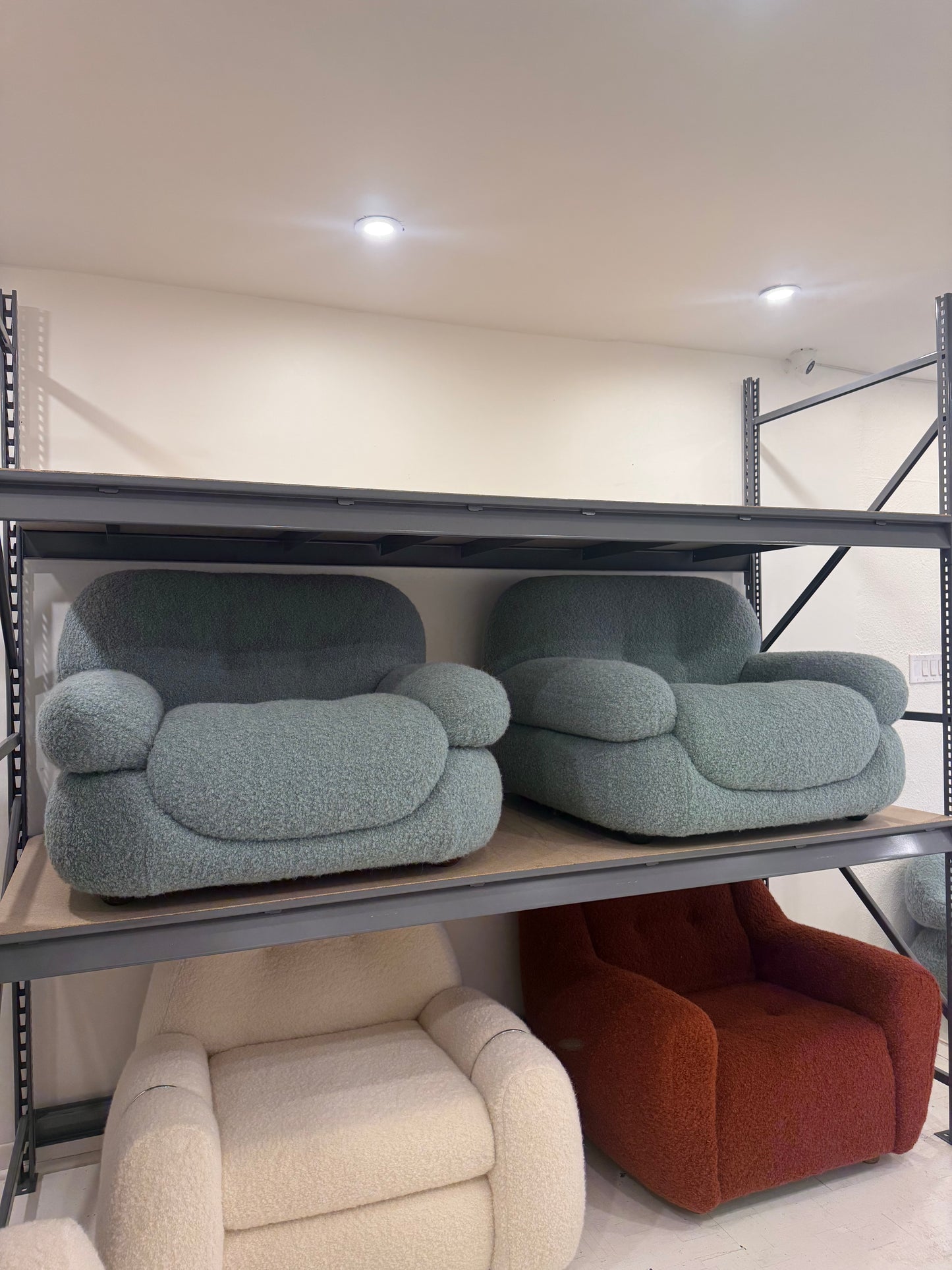 Mobil Girgi Sapporo Armchairs, 1970s [Seafoam]