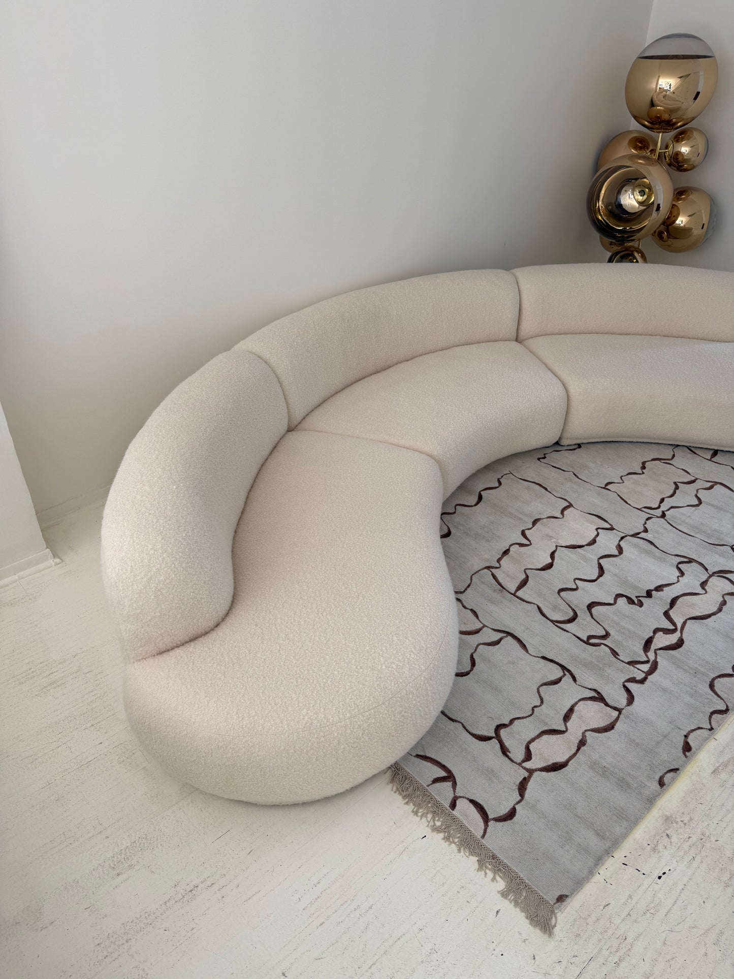 Custom Serpentine Sofa