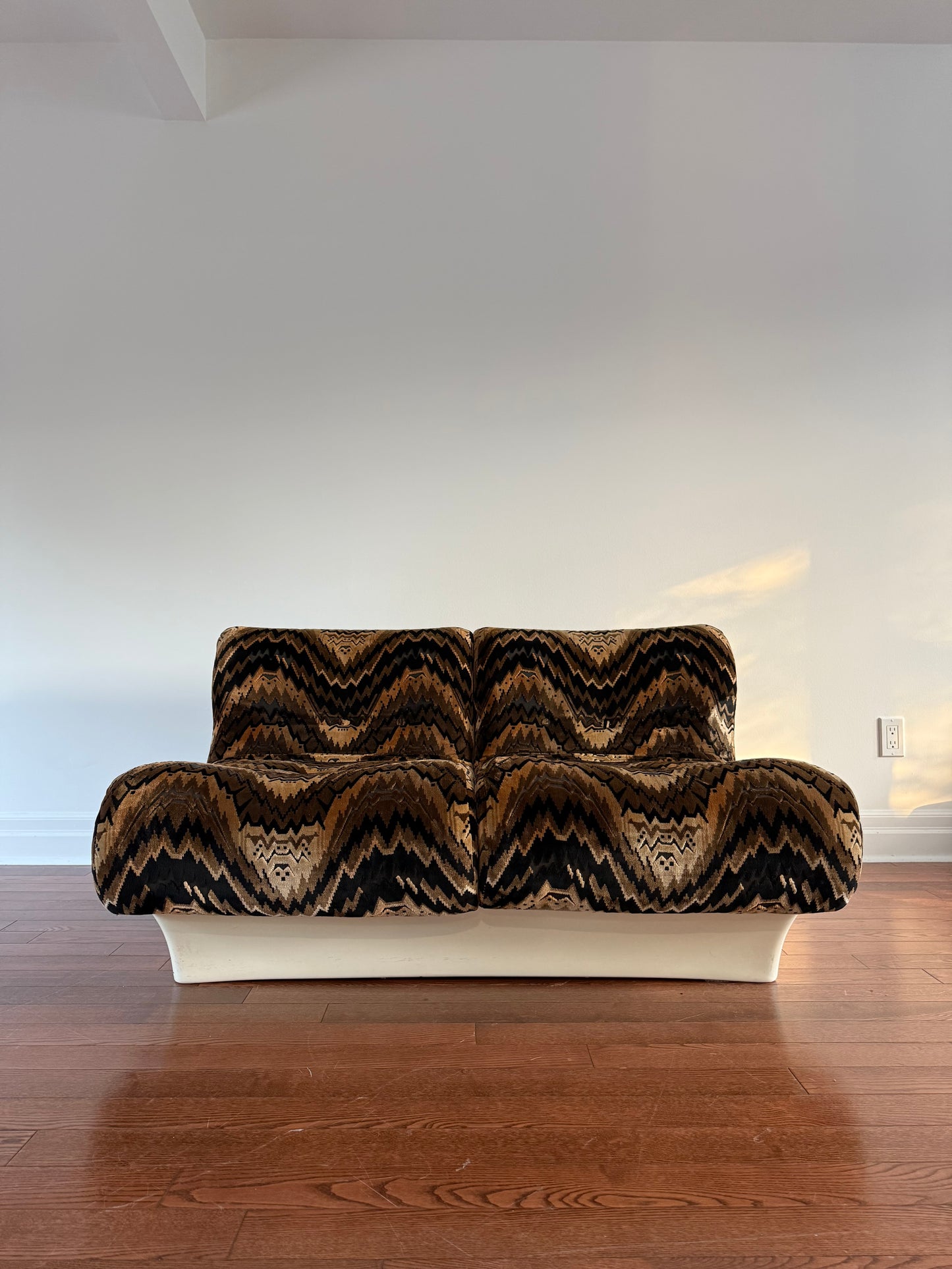 Barbican Chenille Loveseat, 1970s