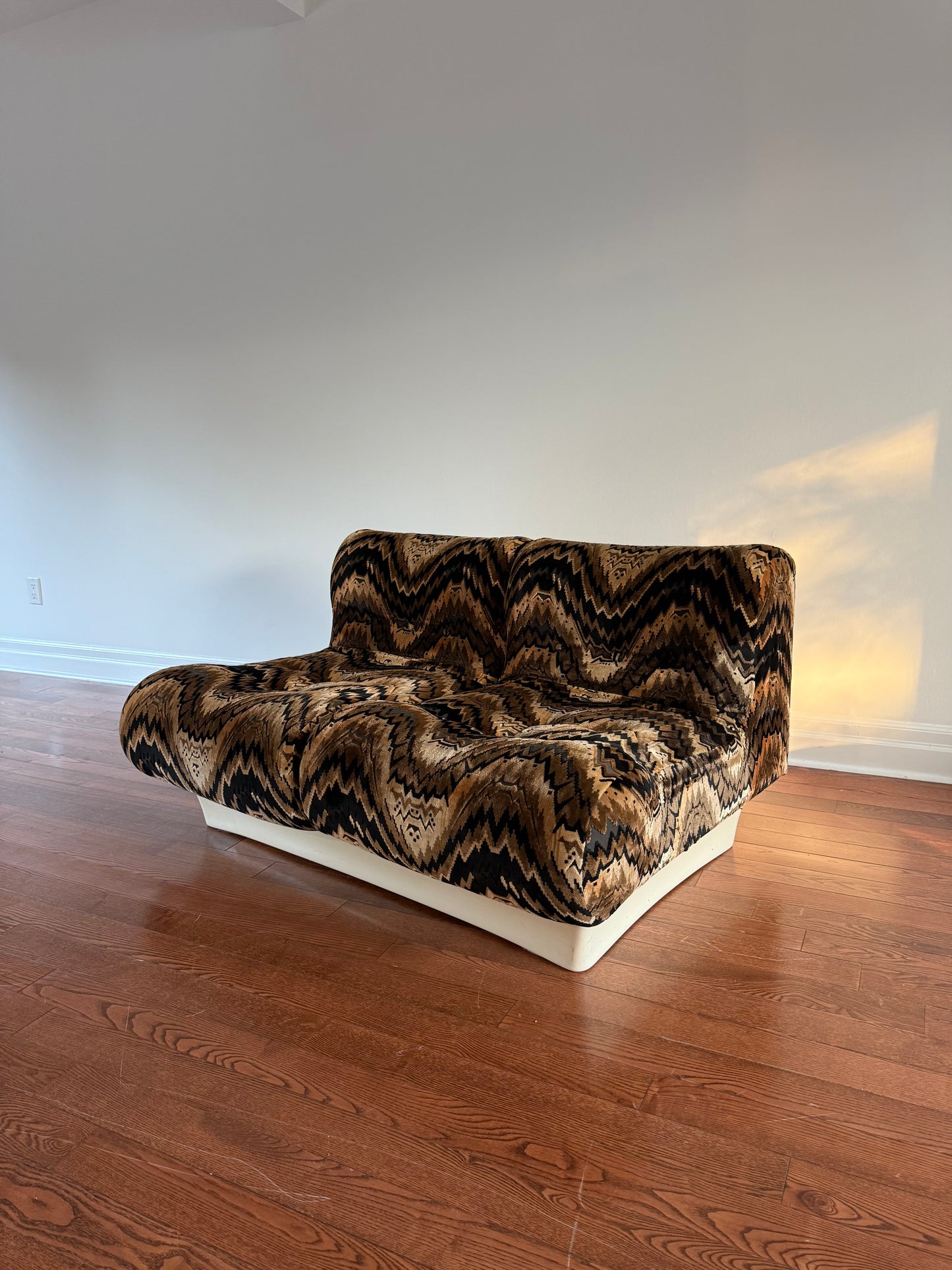 Barbican Chenille Loveseat, 1970s
