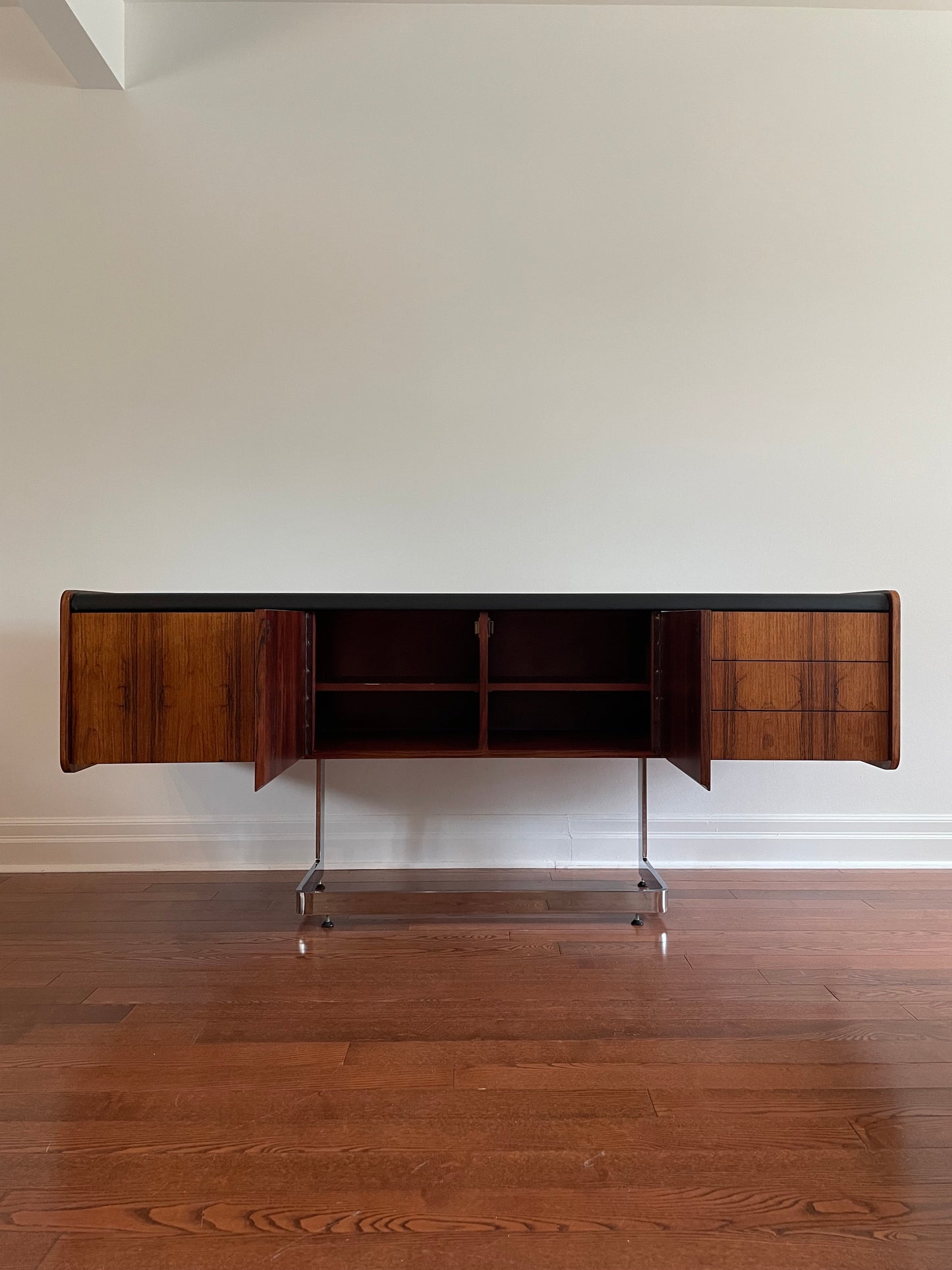 Ste Marie & Laurent Rosewood Chrome Executive Credenza