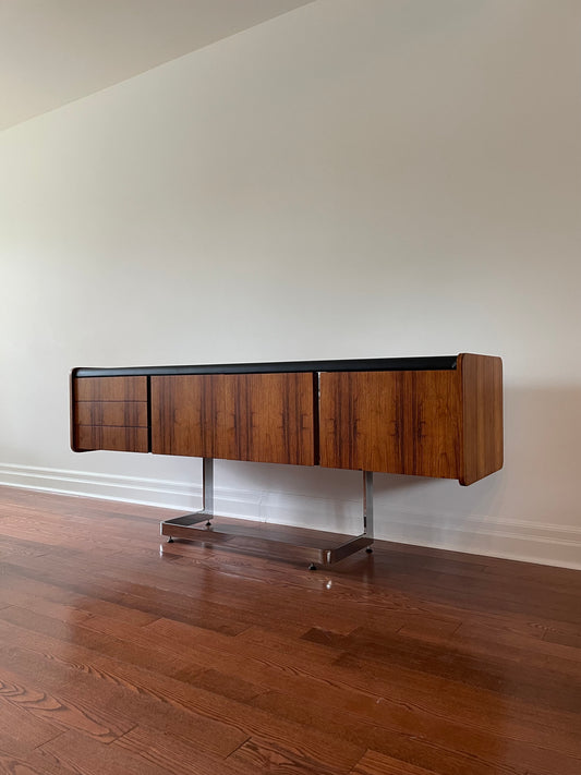 Ste Marie & Laurent Rosewood Chrome Executive Credenza